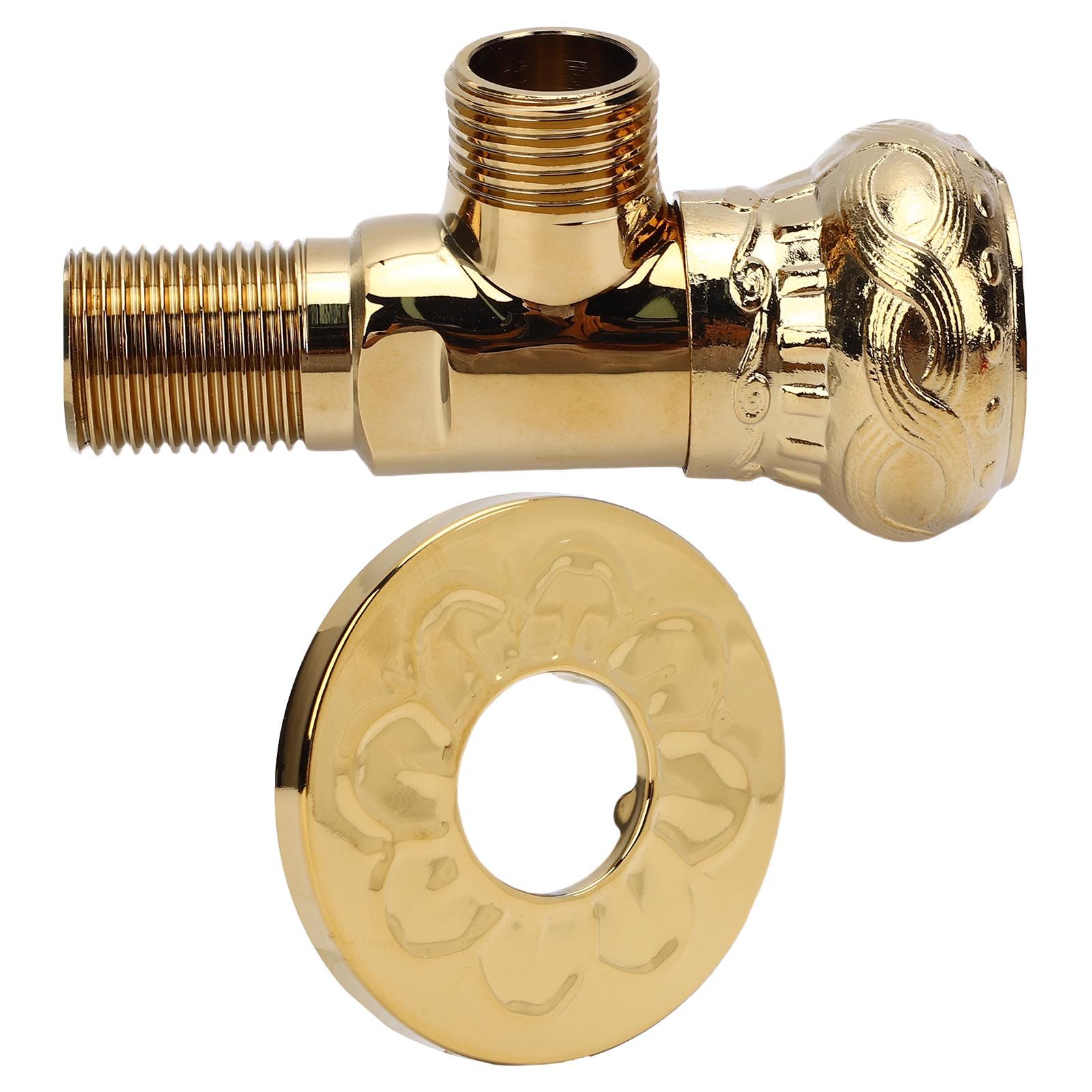 Angle Stop Valve G1/2 Pressure Proof Copper Cold Hot Water Angle Water Stop view 3