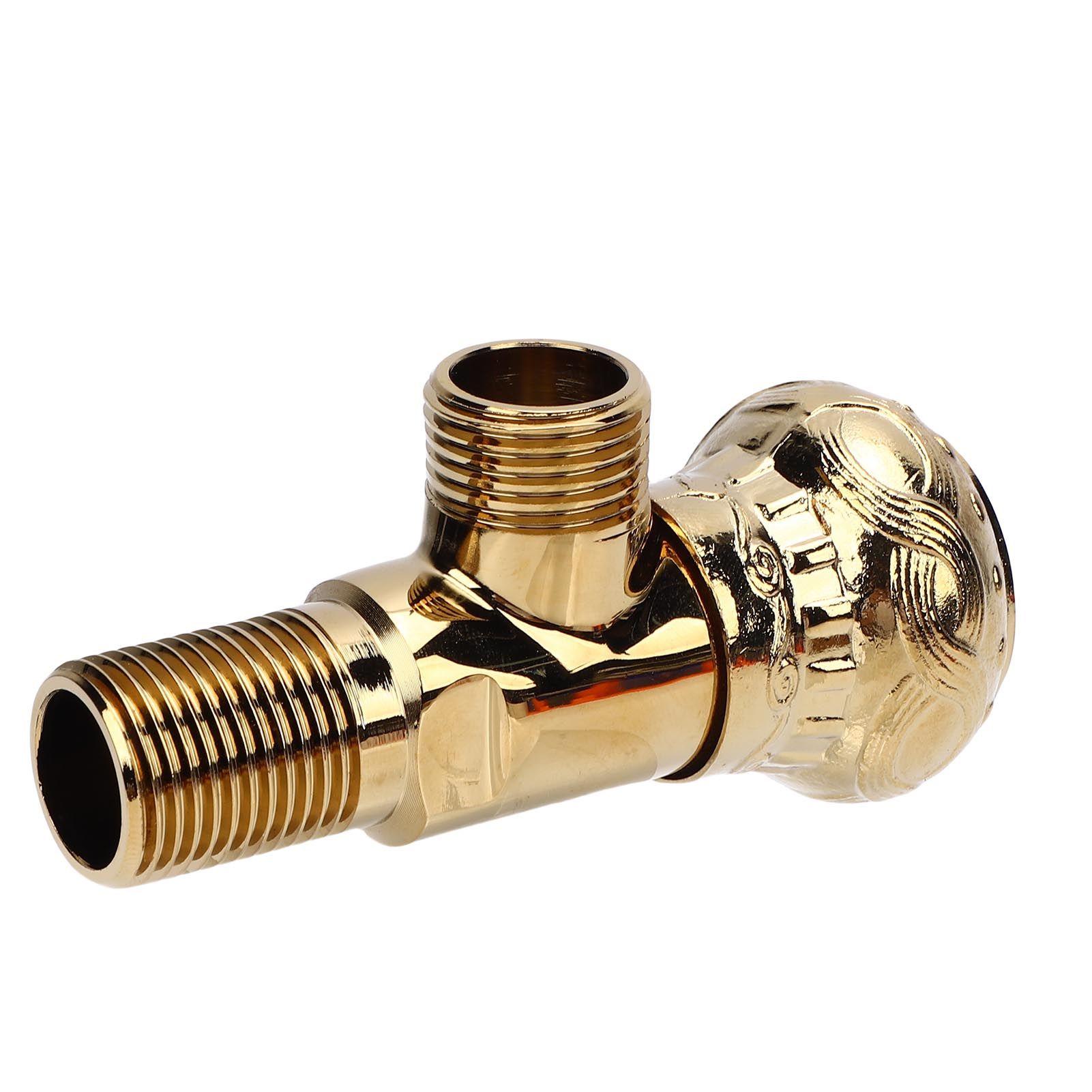 Angle Stop Valve G1/2 Pressure Proof Copper Cold Hot Water Angle Water Stop view 4