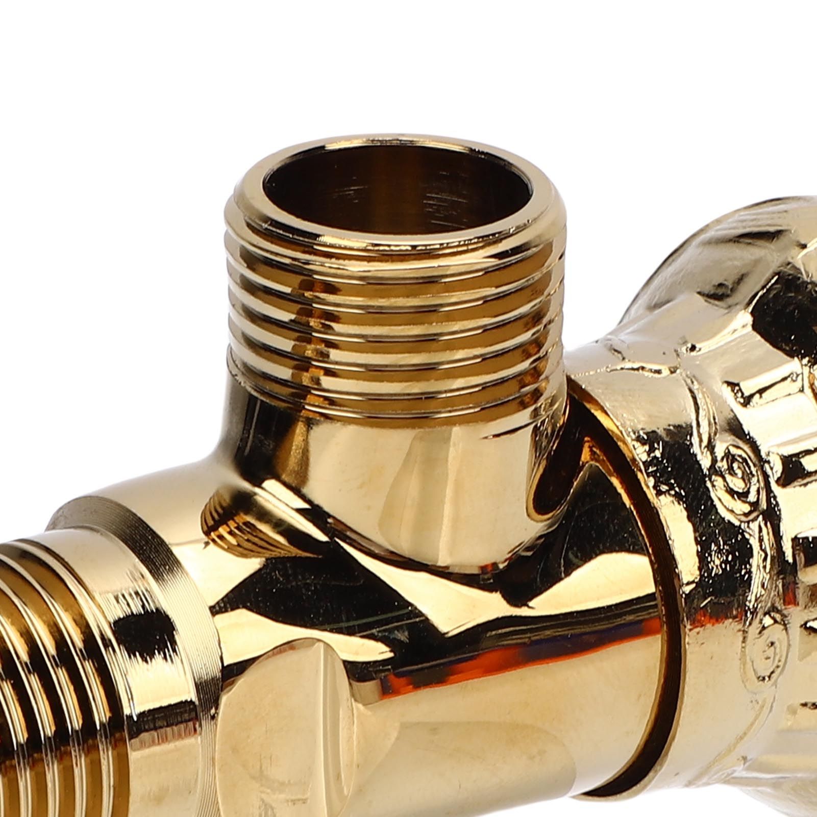 Angle Stop Valve G1/2 Pressure Proof Copper Cold Hot Water Angle Water Stop view 5