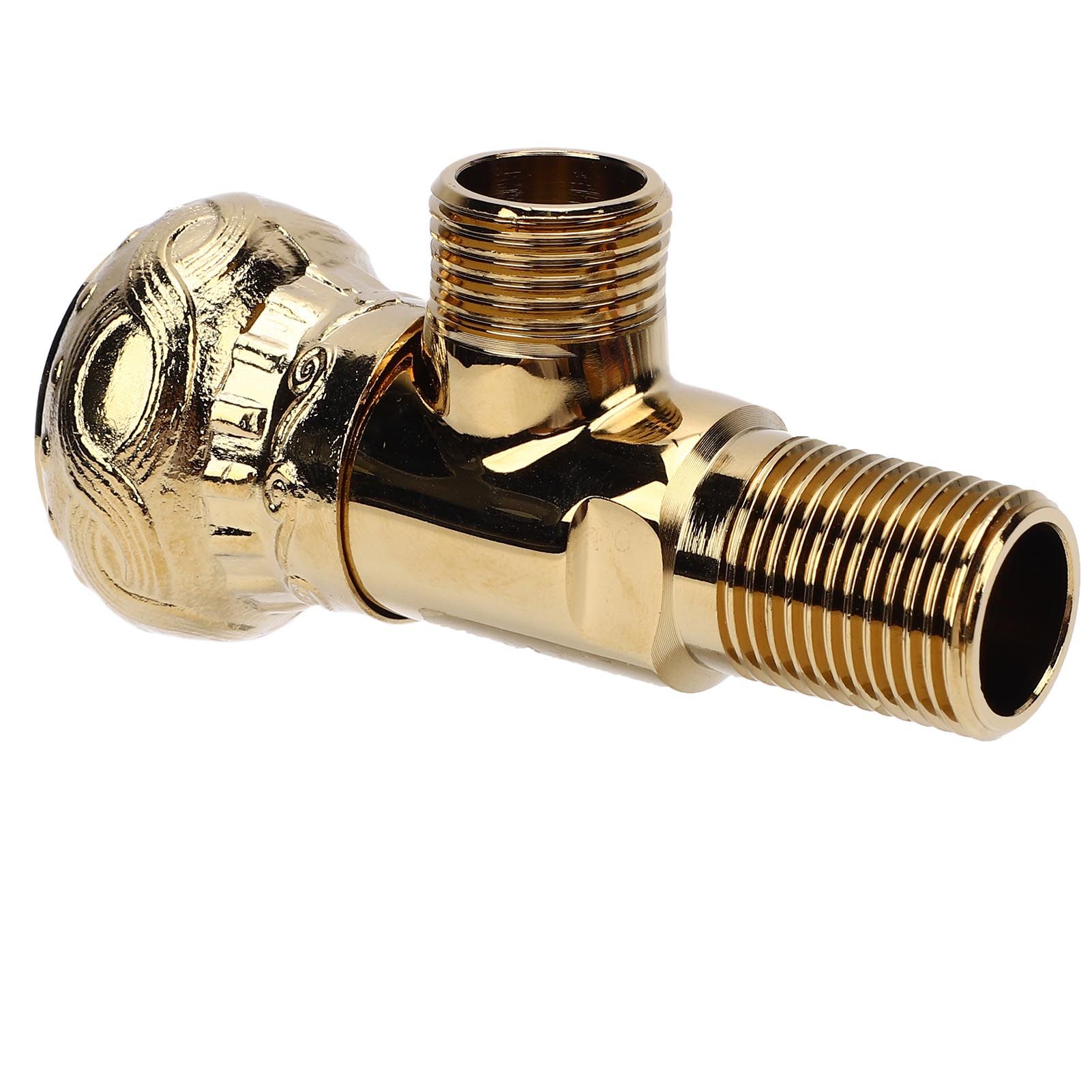 Angle Stop Valve G1/2 Pressure Proof Copper Cold Hot Water Angle Water Stop view 6