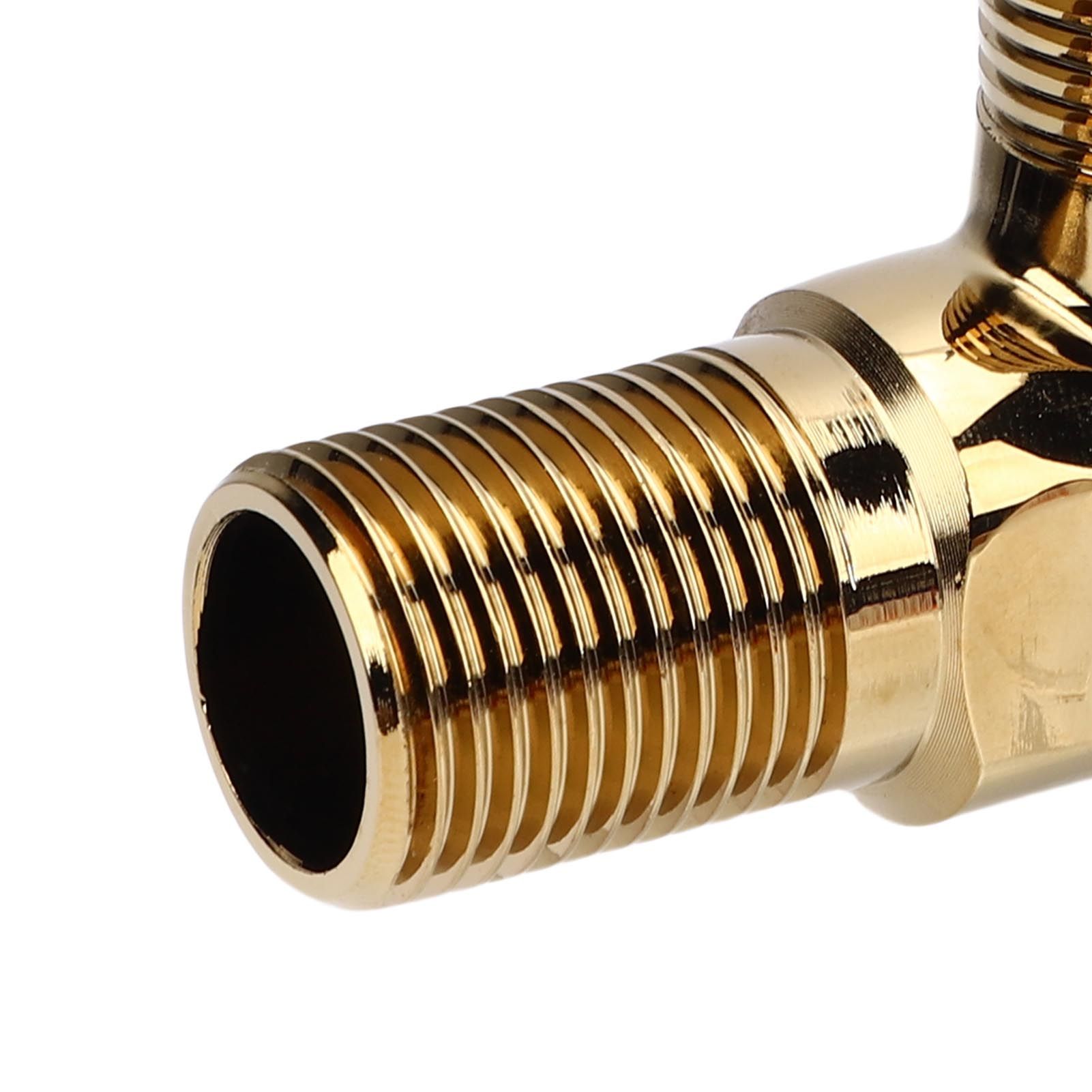 Angle Stop Valve G1/2 Pressure Proof Copper Cold Hot Water Angle Water Stop view 7
