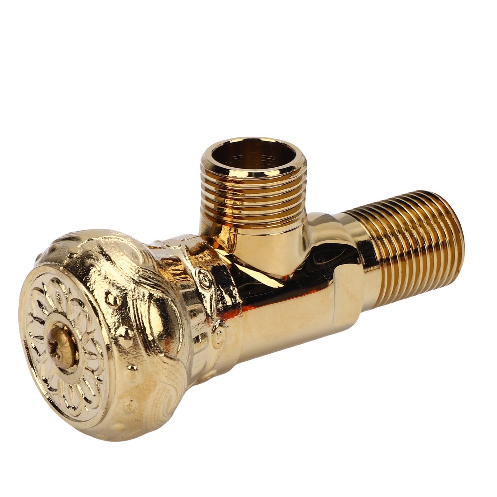 Angle Stop Valve G1/2 Pressure Proof Copper Cold Hot Water Angle Water Stop view 10