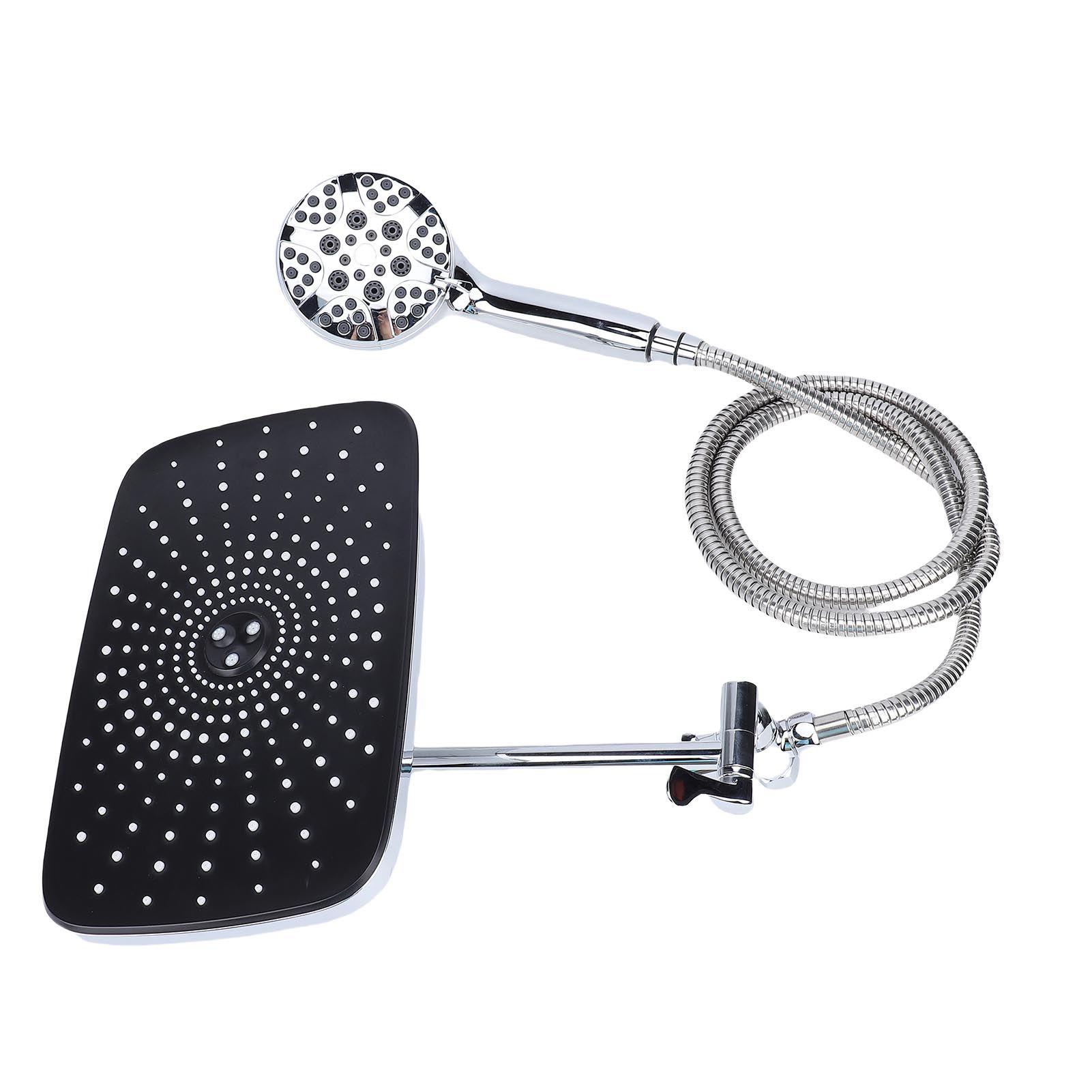 Showerhead Combo Stainless Steel 12 Inch Rain Shower Head with Adjustable view 6