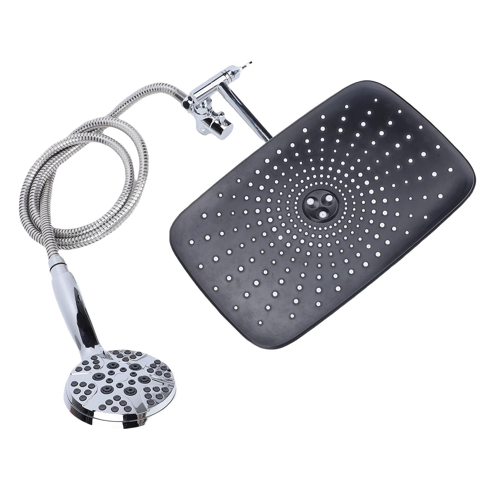Showerhead Combo Stainless Steel 12 Inch Rain Shower Head with Adjustable view 9