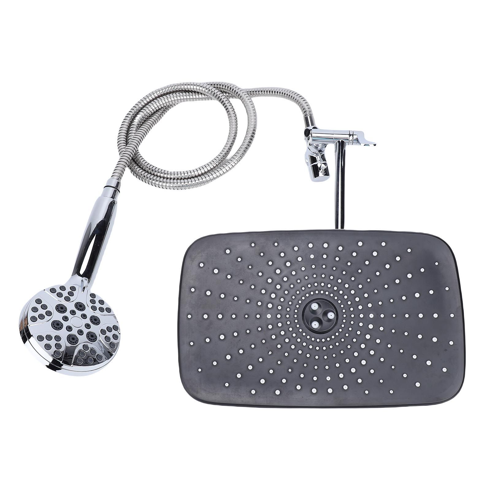 Showerhead Combo Stainless Steel 12 Inch Rain Shower Head with Adjustable view 10