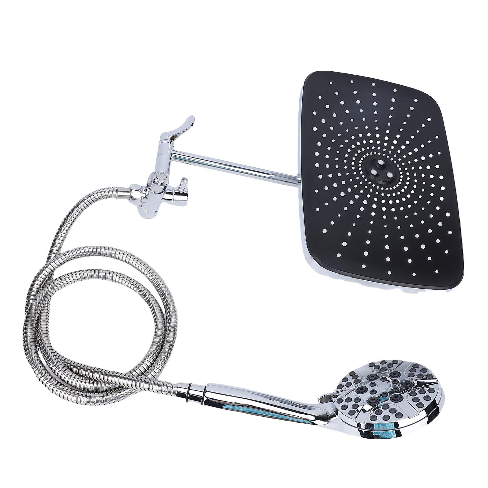 Showerhead Combo Stainless Steel 12 Inch Rain Shower Head with Adjustable view 11