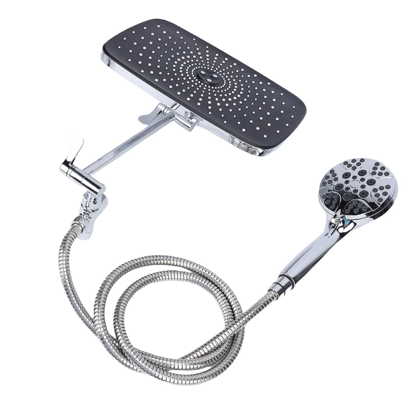 Showerhead Combo Stainless Steel 12 Inch Rain Shower Head with Adjustable view 12