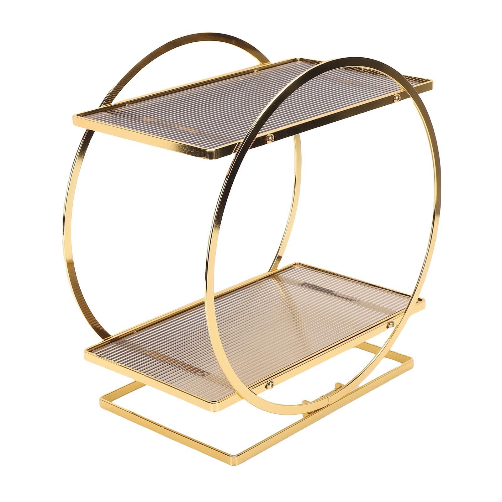 Dresser Perfume Organizer 2 Tier Perfume Stand Organizer Cosmetic Display view 4