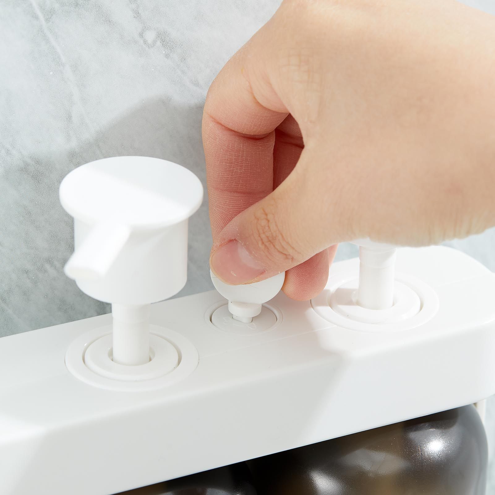 Shower Soap Dispenser Wall Mounted Shower Dispenser 3 Chamber Shampoo view 2