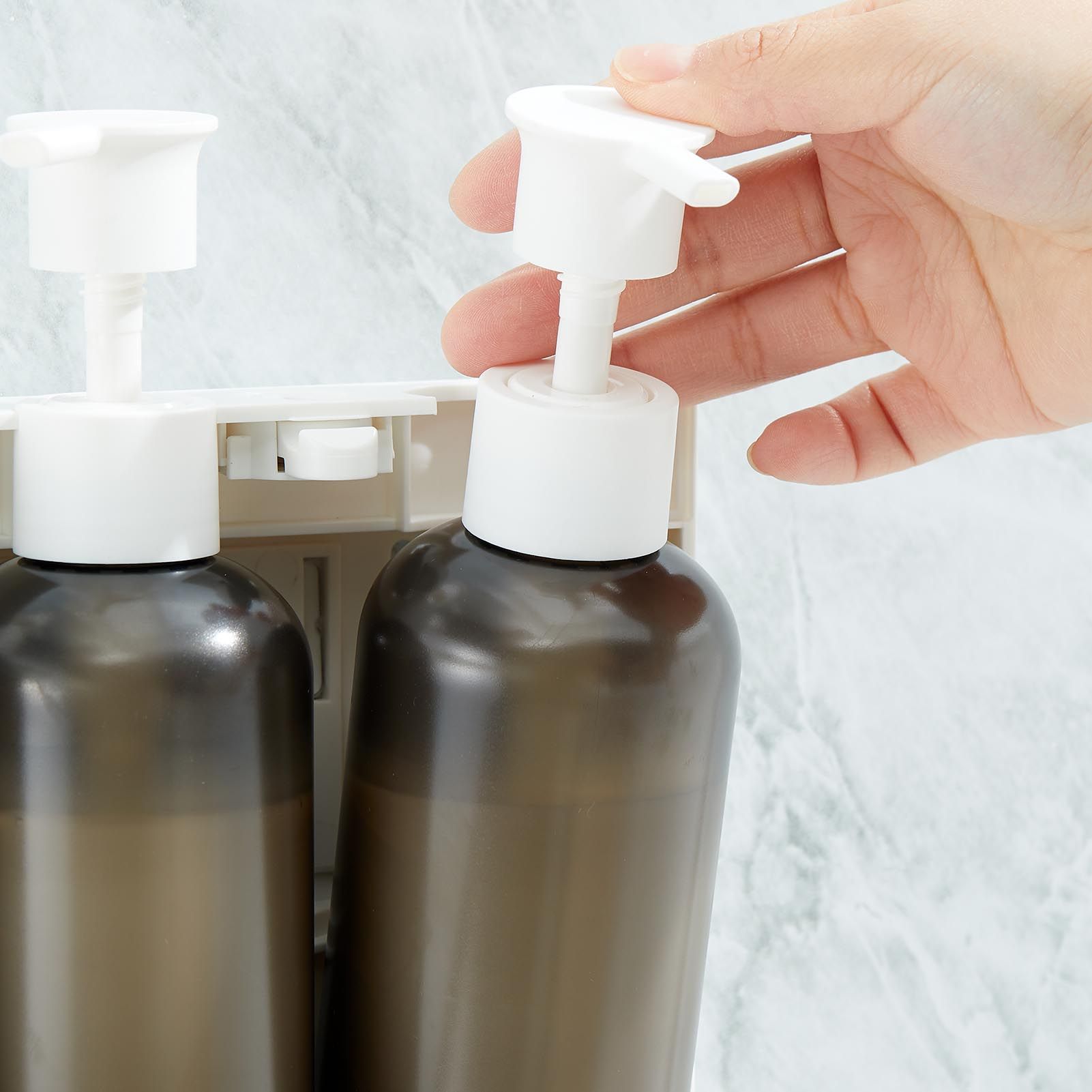 Shower Soap Dispenser Wall Mounted Shower Dispenser 3 Chamber Shampoo view 7