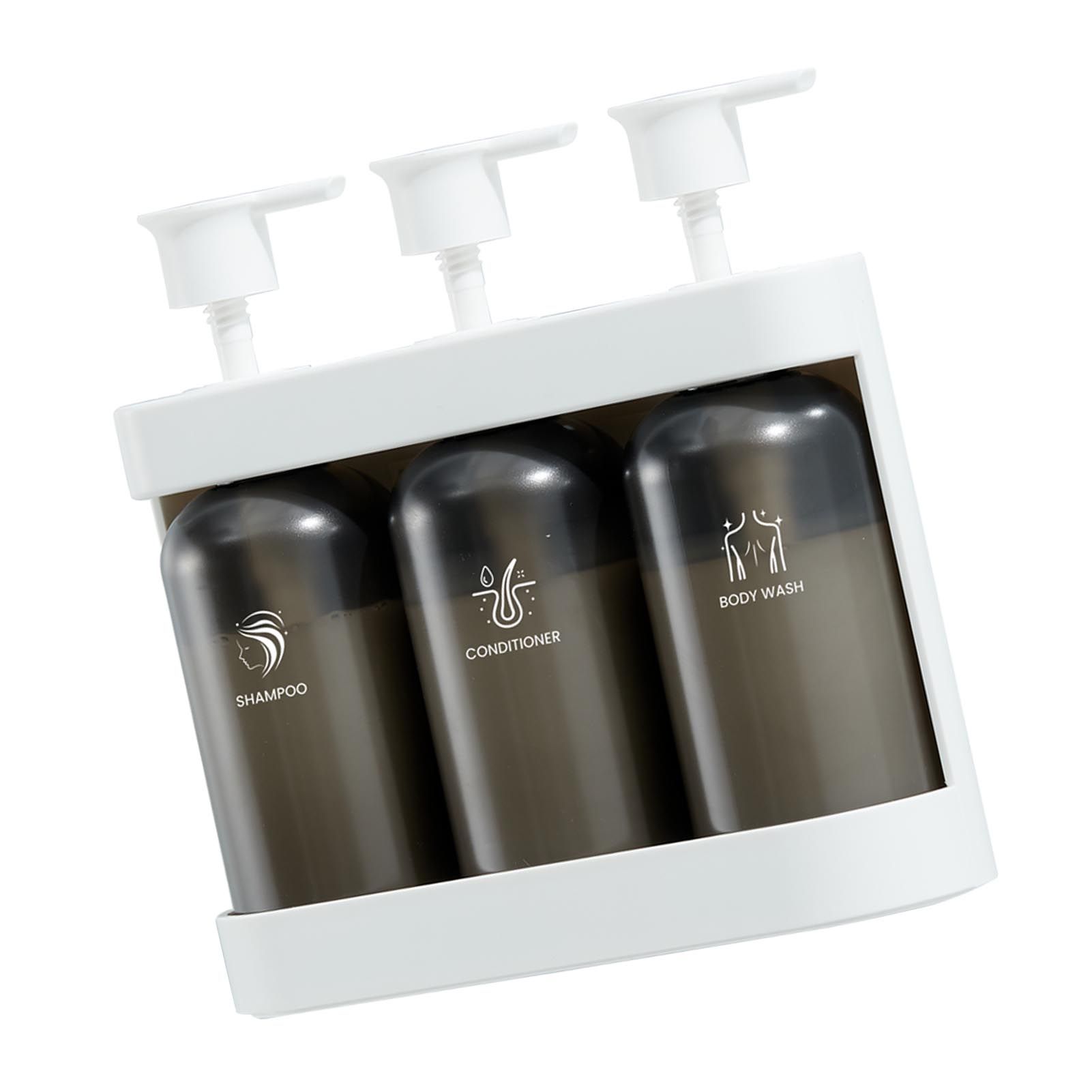 Shower Soap Dispenser Wall Mounted Shower Dispenser 3 Chamber Shampoo view 8