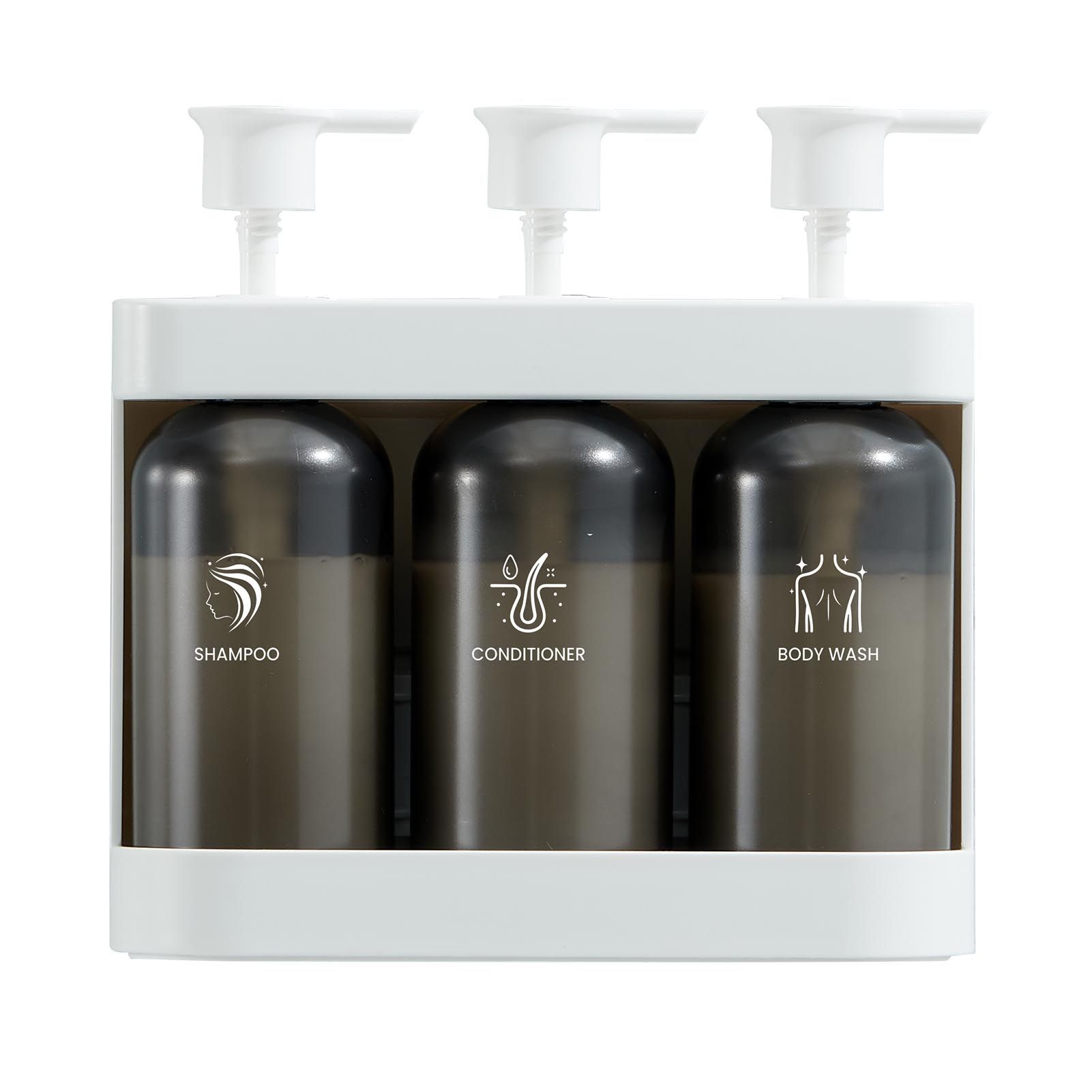 Shower Soap Dispenser Wall Mounted Shower Dispenser 3 Chamber Shampoo view 12
