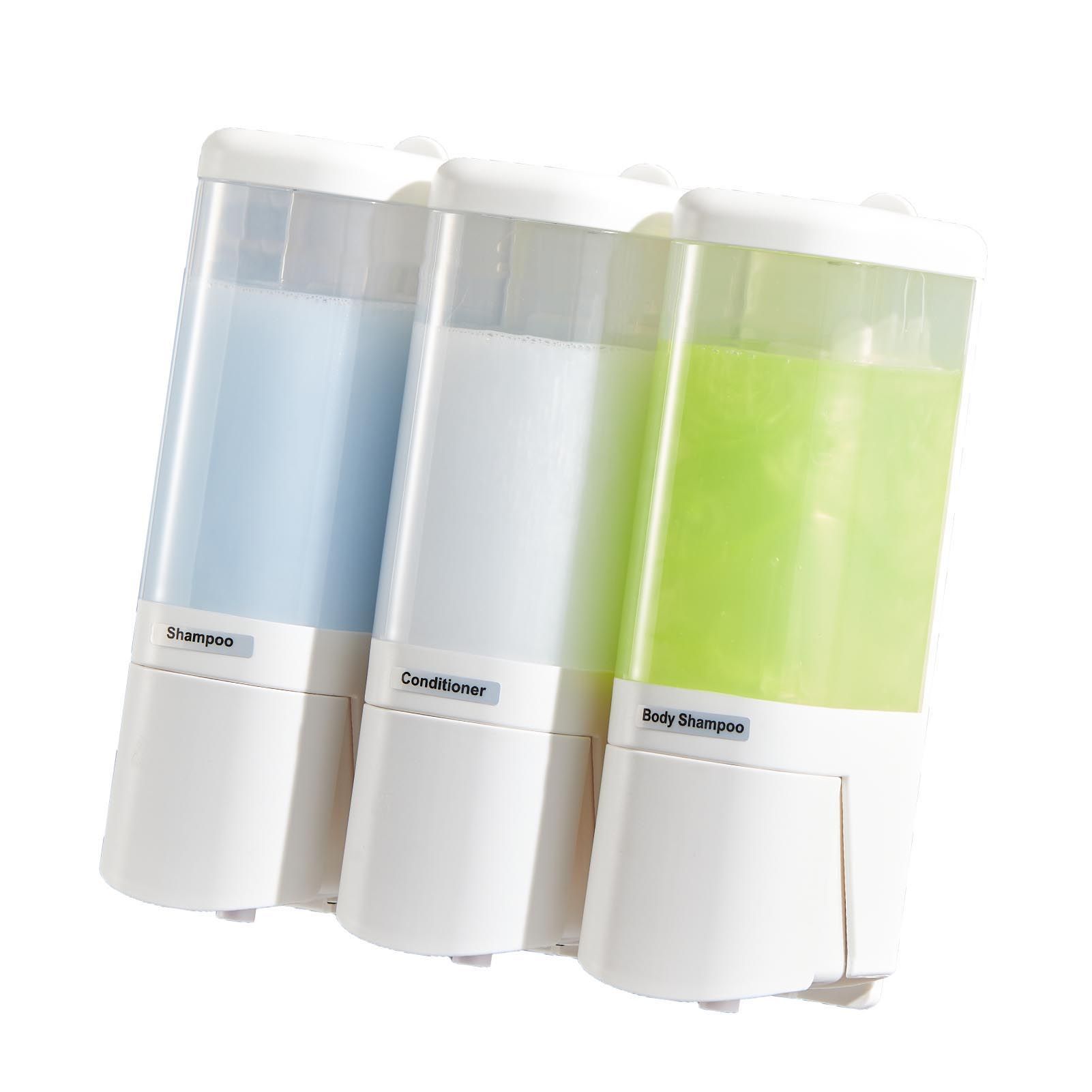 Wall Mount Liquid Soap Dispenser Drip Style Wide Opening 480mlx3 Large view 9