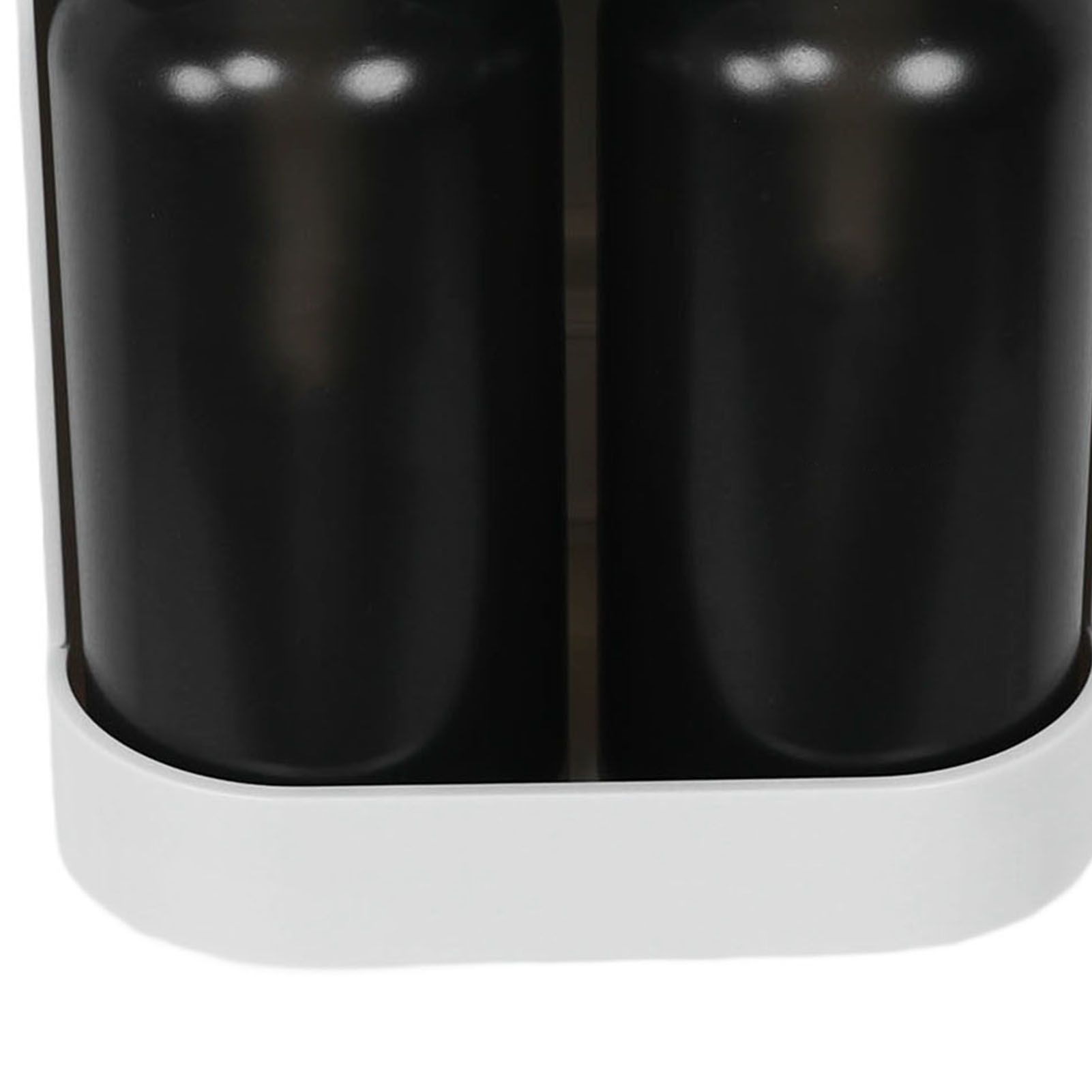 Liquid Soap Dispenser 2 Chamber 2x380ml Refillable Wall Mount Manual Soap view 9