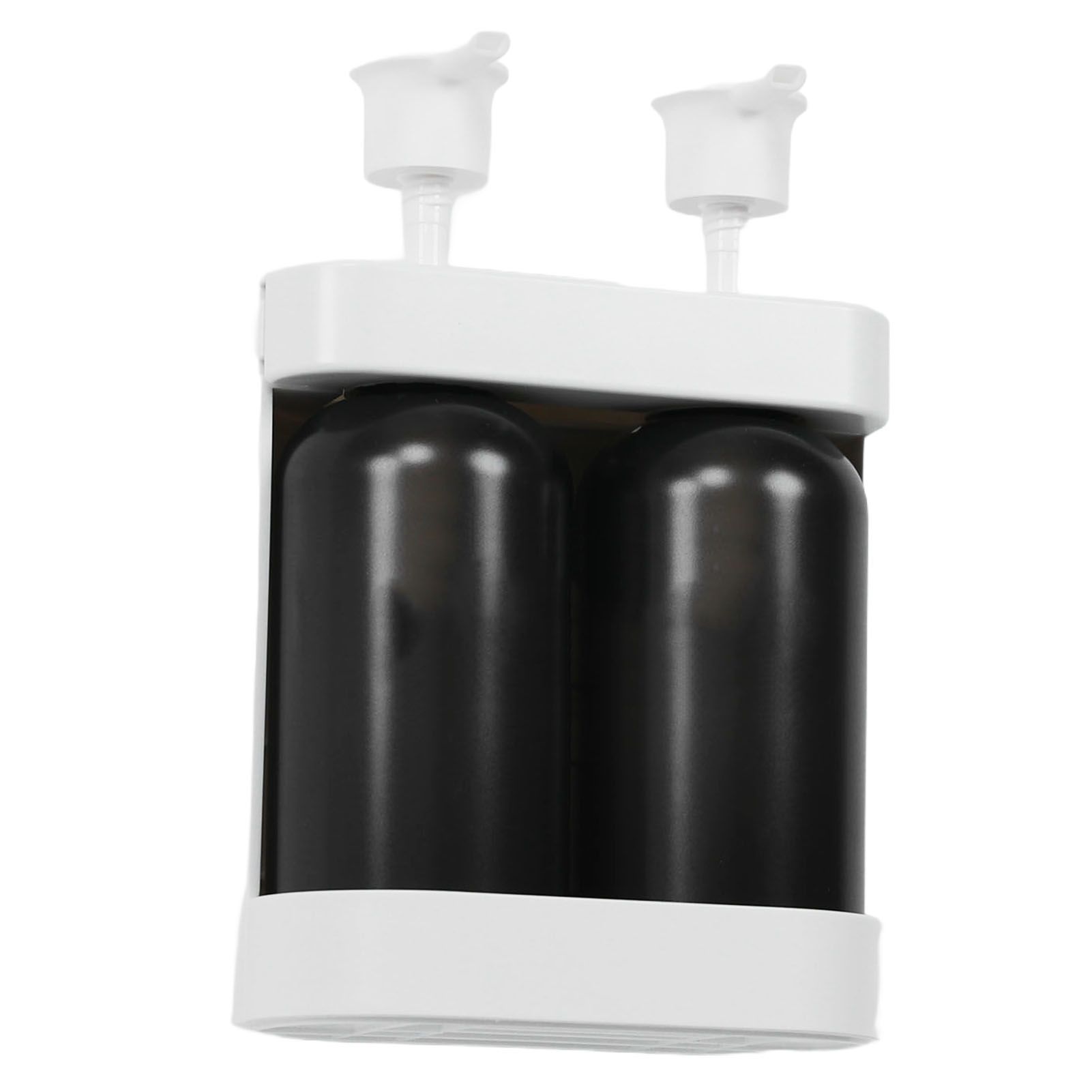 Liquid Soap Dispenser 2 Chamber 2x380ml Refillable Wall Mount Manual Soap view 12