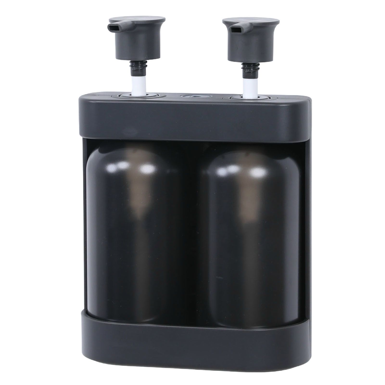 Liquid Soap Dispenser 2 Chamber 2x380ml Refillable Wall Mount Manual Soap view 4