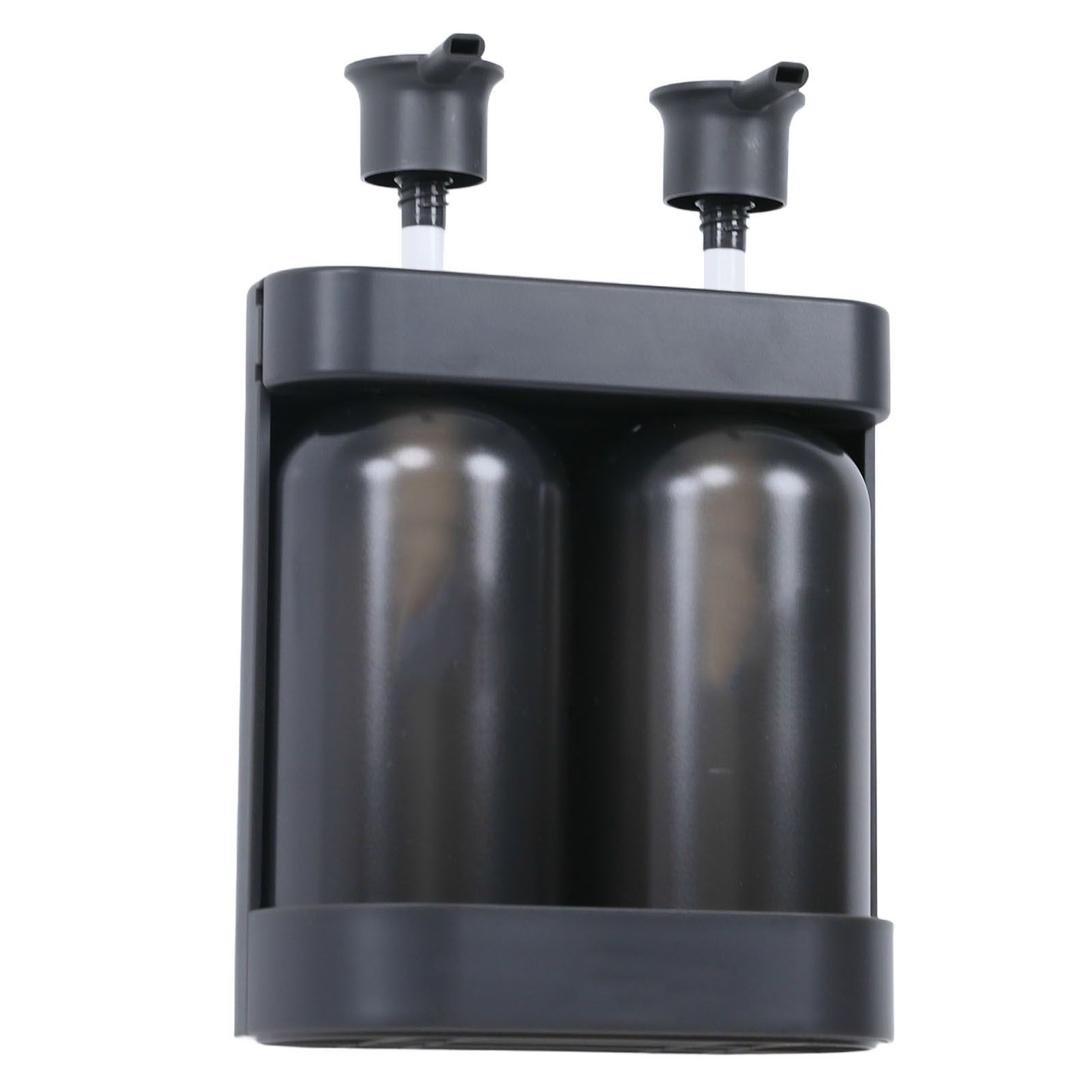 Liquid Soap Dispenser 2 Chamber 2x380ml Refillable Wall Mount Manual Soap view 10