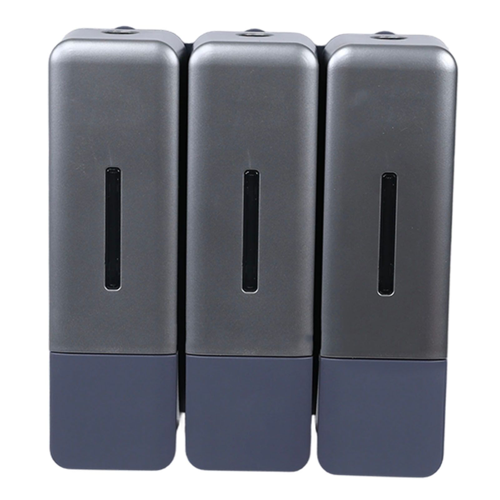 Shower Soap Dispenser 250ml 3 Chamber Leakproof Wall Mount Manual Shampoo and view 9
