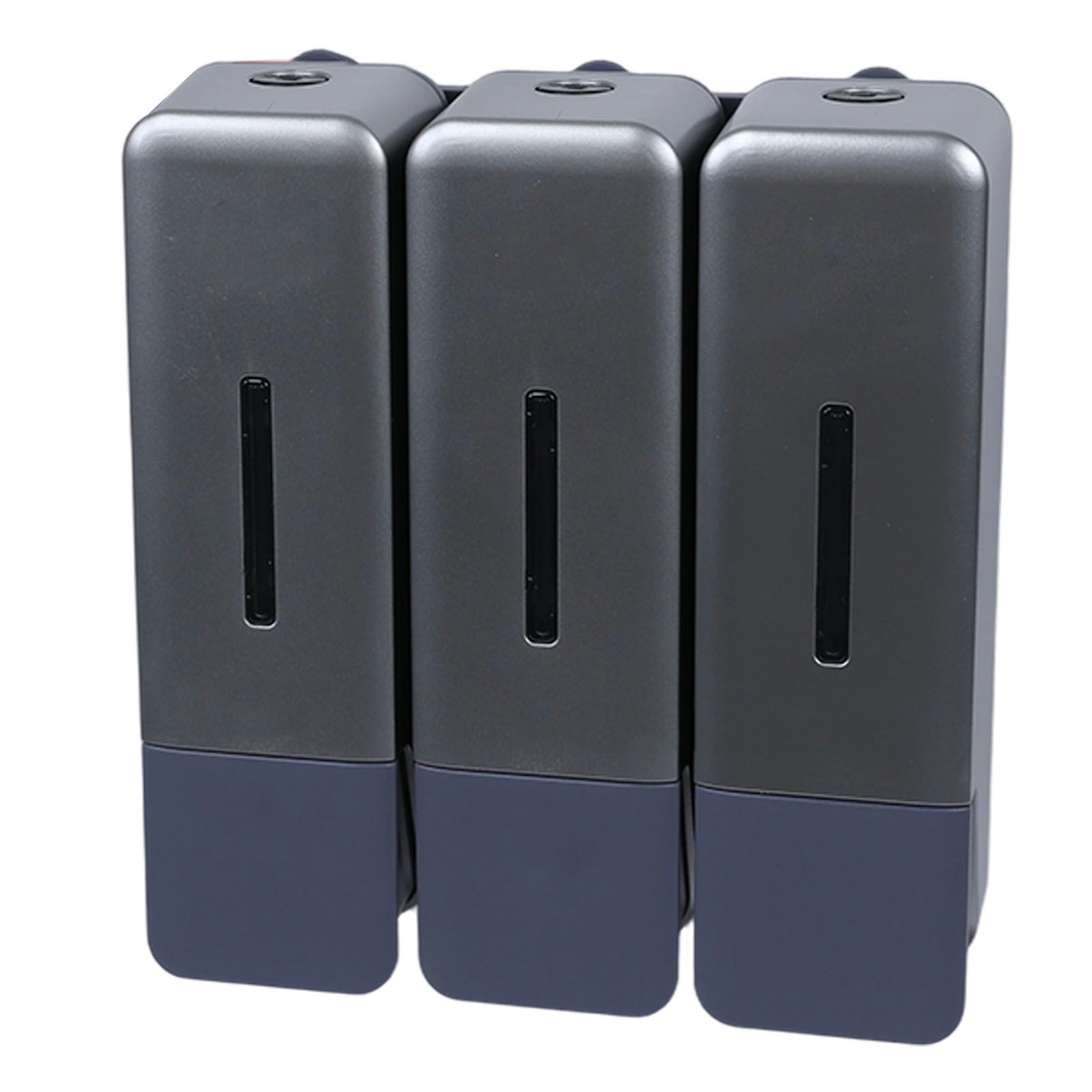 Shower Soap Dispenser 250ml 3 Chamber Leakproof Wall Mount Manual Shampoo and view 10