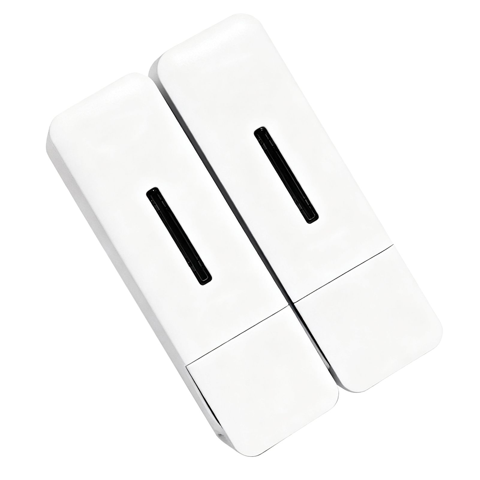 2 Chamber Shower Soap Dispenser Wall Mounted Shampoo Dispenser for Bathroom view 2