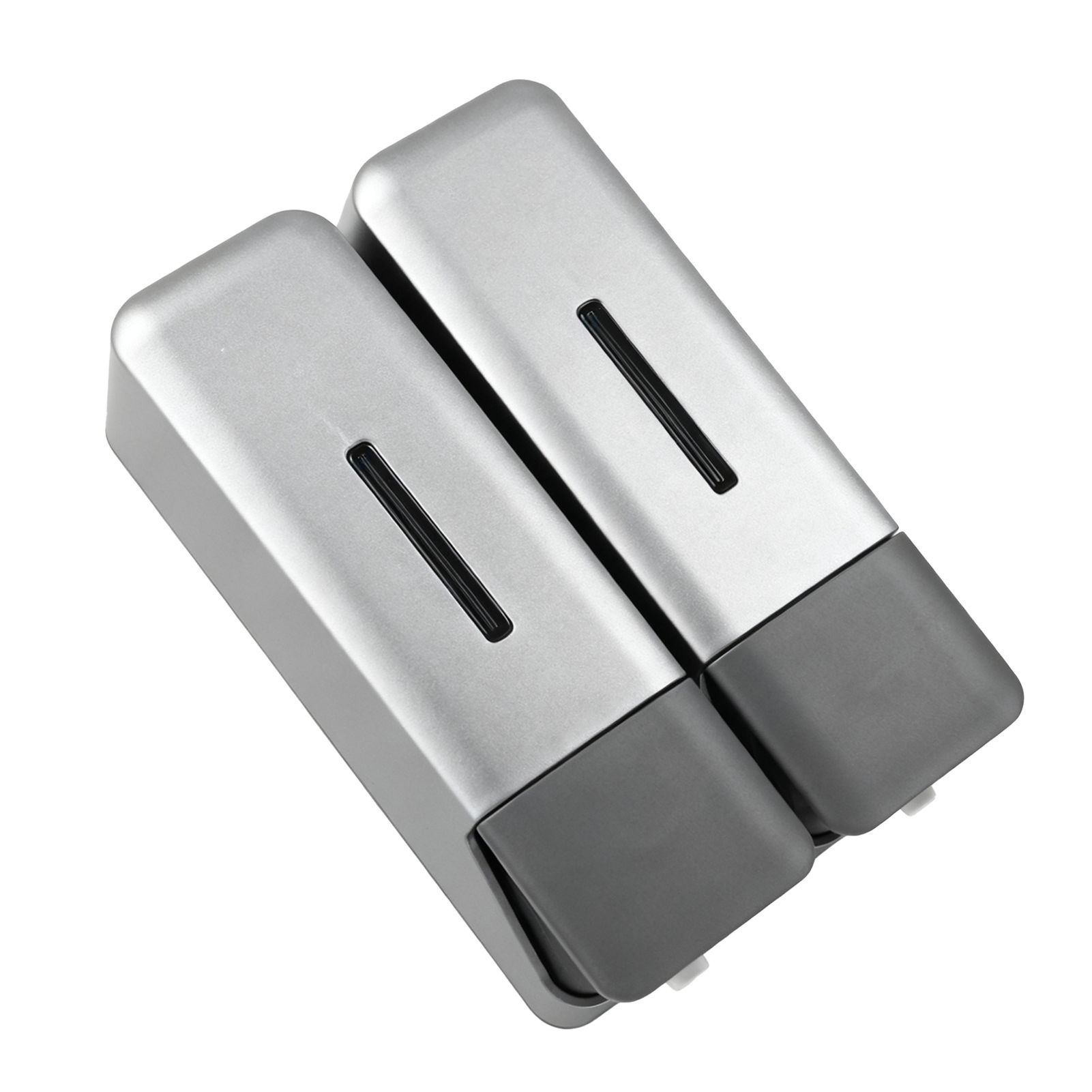 2 Chamber Shower Soap Dispenser Wall Mounted Shampoo Dispenser for Bathroom view 4
