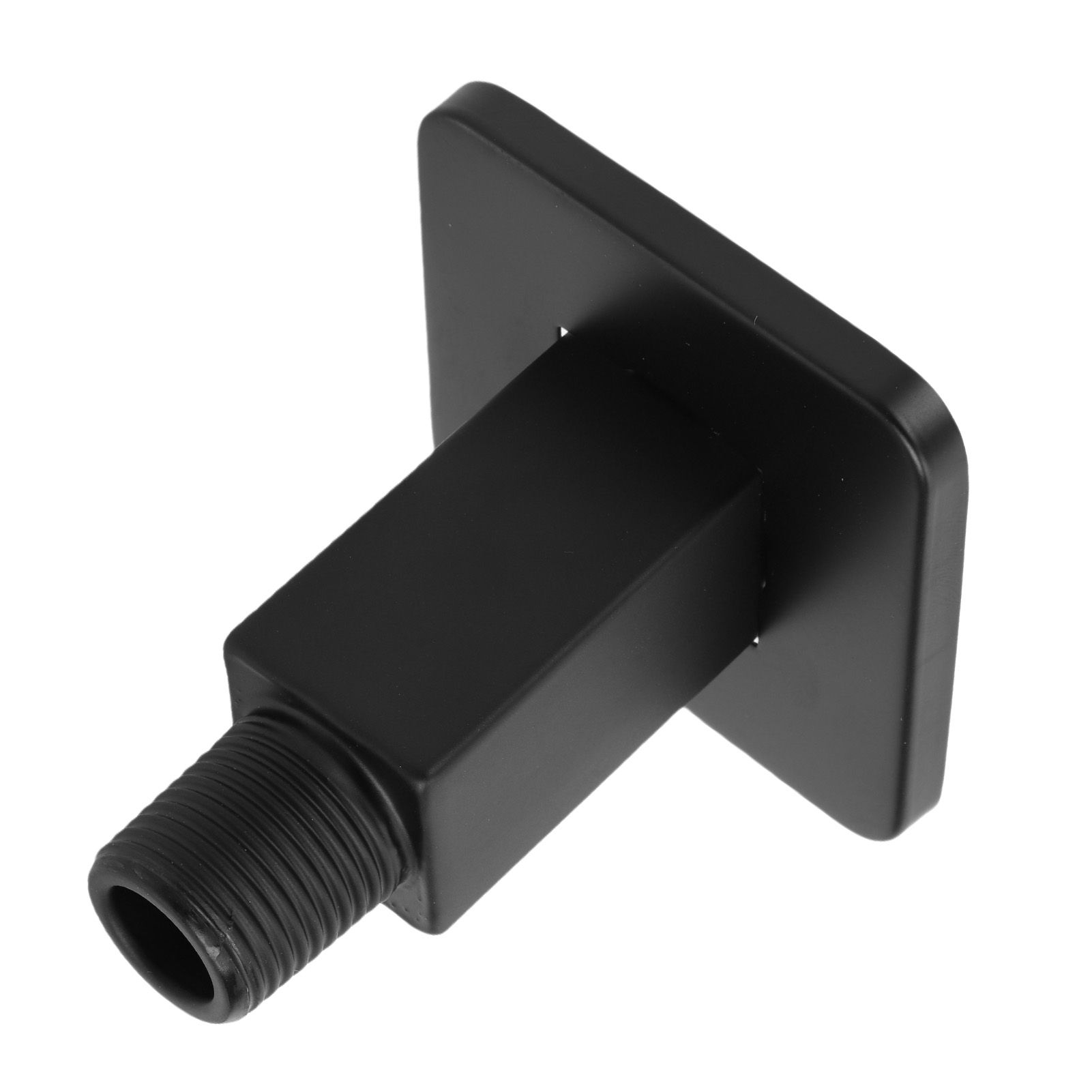 Straight Shower Arm 8.5cm Black Stainless Steel Ceiling Mount Square Shower