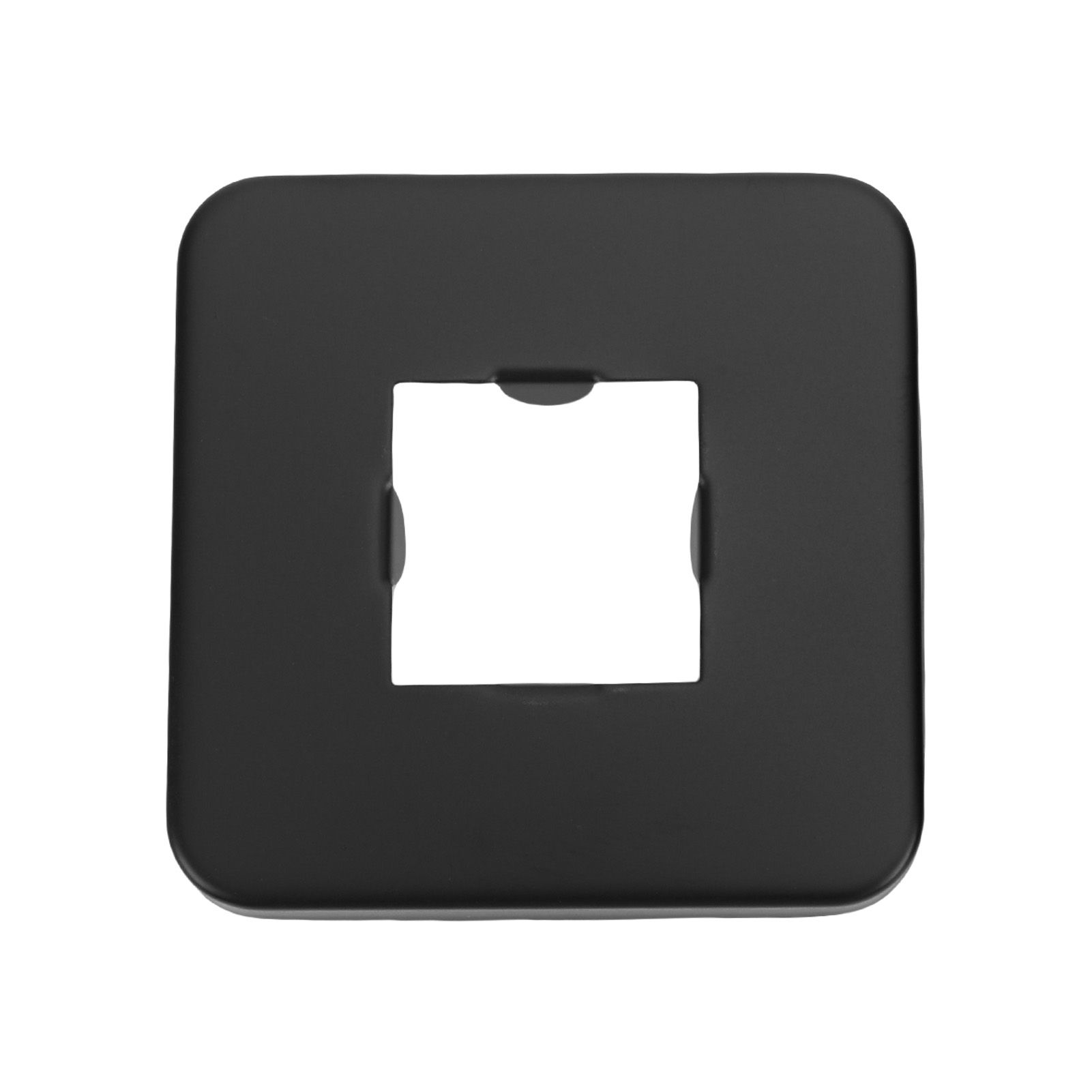 Straight Shower Arm 8.5cm Black Stainless Steel Ceiling Mount Square Shower view 5