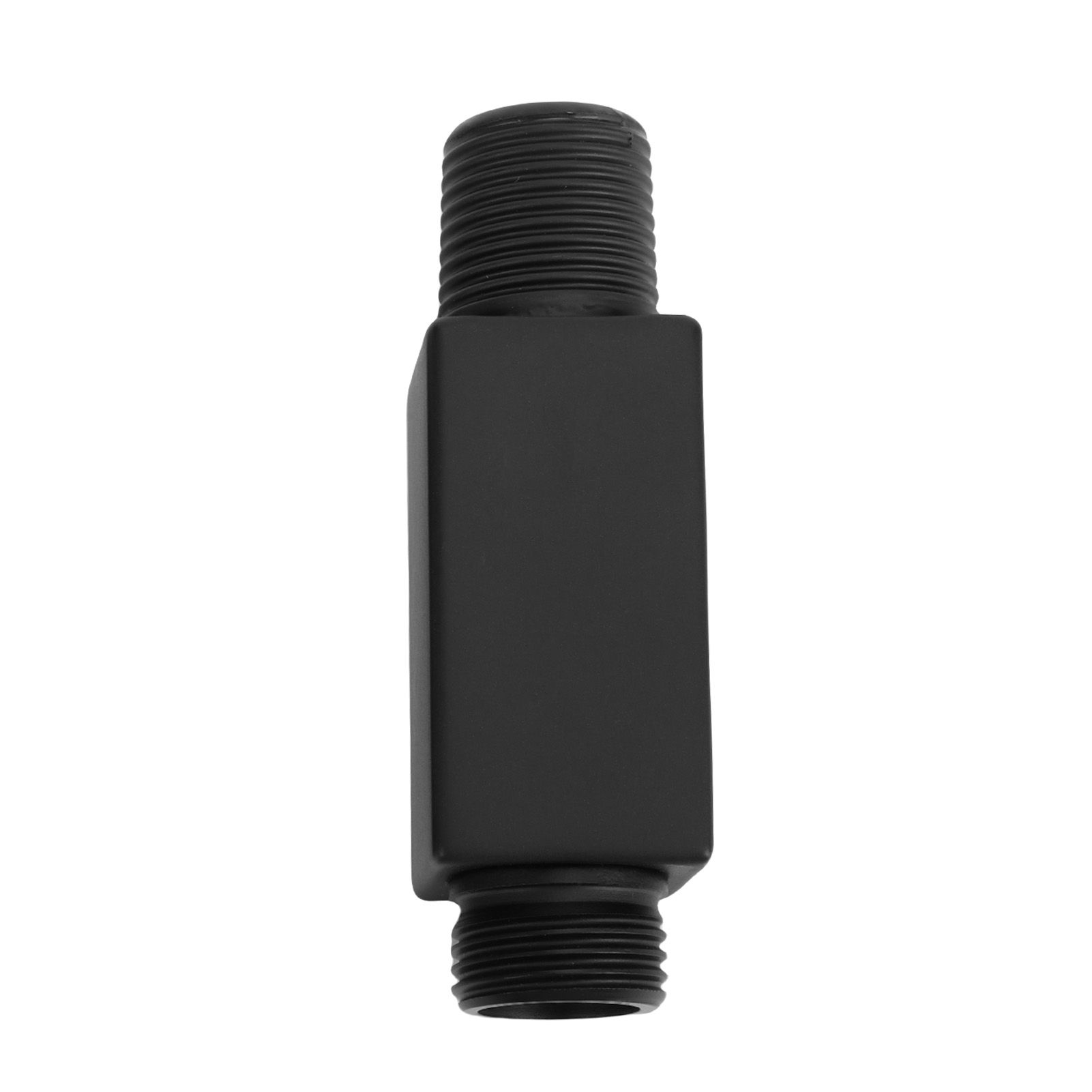 Straight Shower Arm 8.5cm Black Stainless Steel Ceiling Mount Square Shower view 7