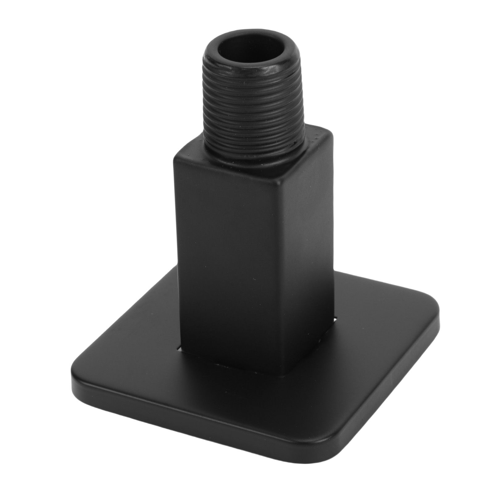 Straight Shower Arm 8.5cm Black Stainless Steel Ceiling Mount Square Shower view 9