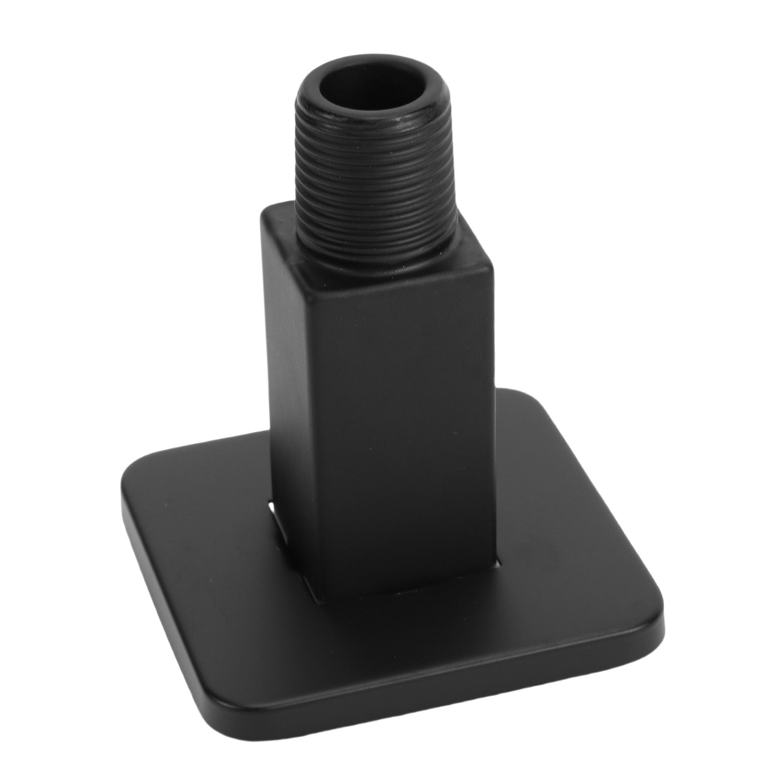 Straight Shower Arm 8.5cm Black Stainless Steel Ceiling Mount Square Shower view 10