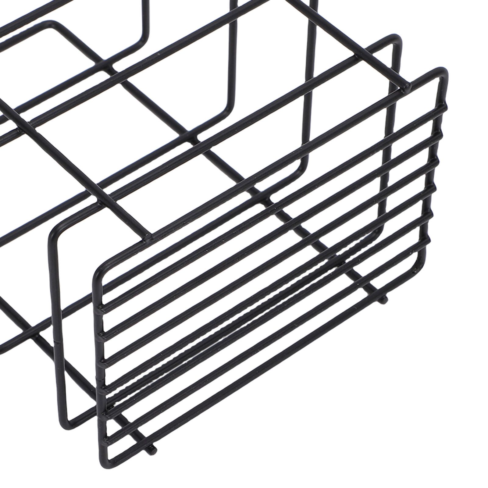Wall Shower Shelf Carbon Steel Floating Mount Adjustable Height for Bathroom view 5