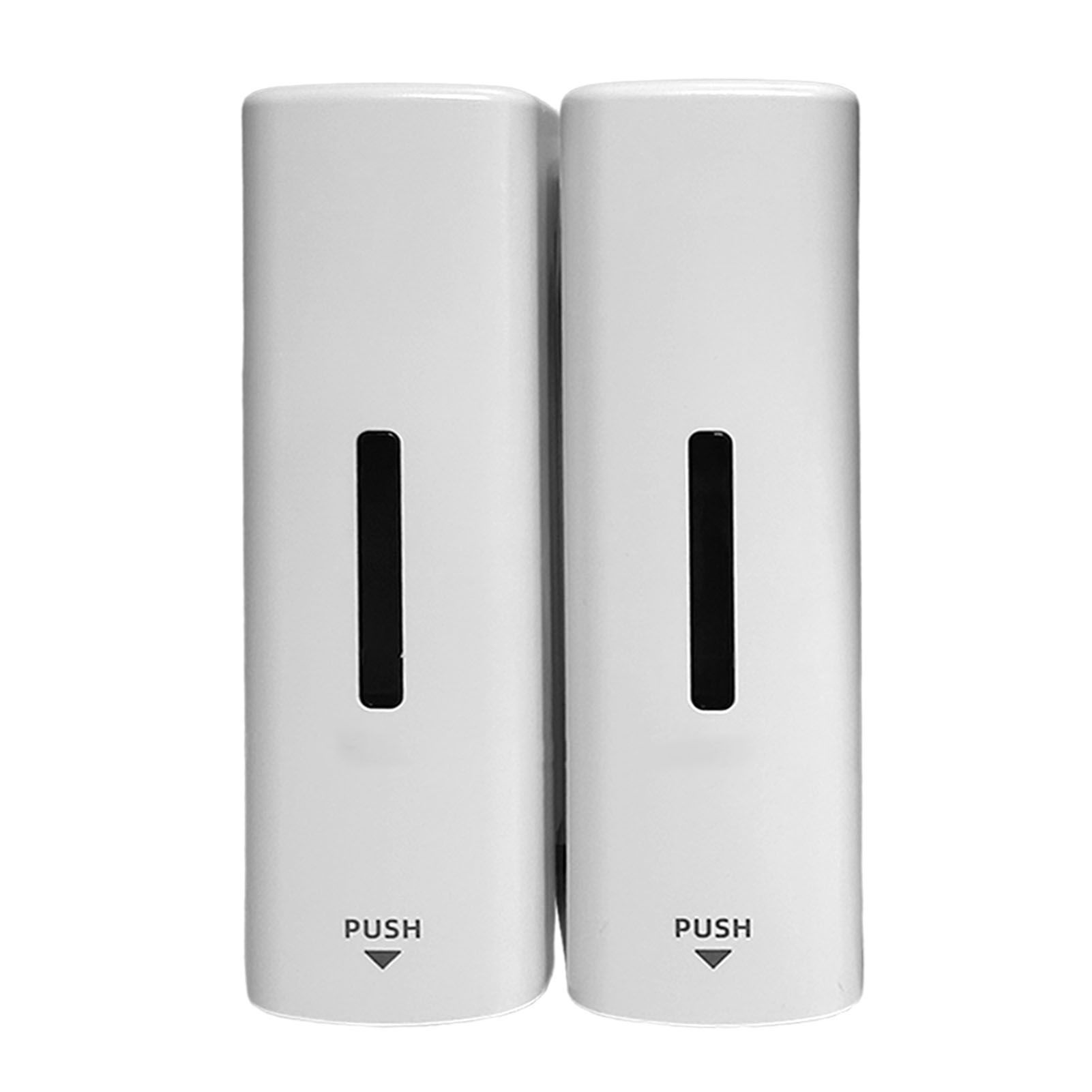 Shower Soap Dispenser 350ml 2 Chamber Leakproof Wall Mount Manual Shampoo and view 3