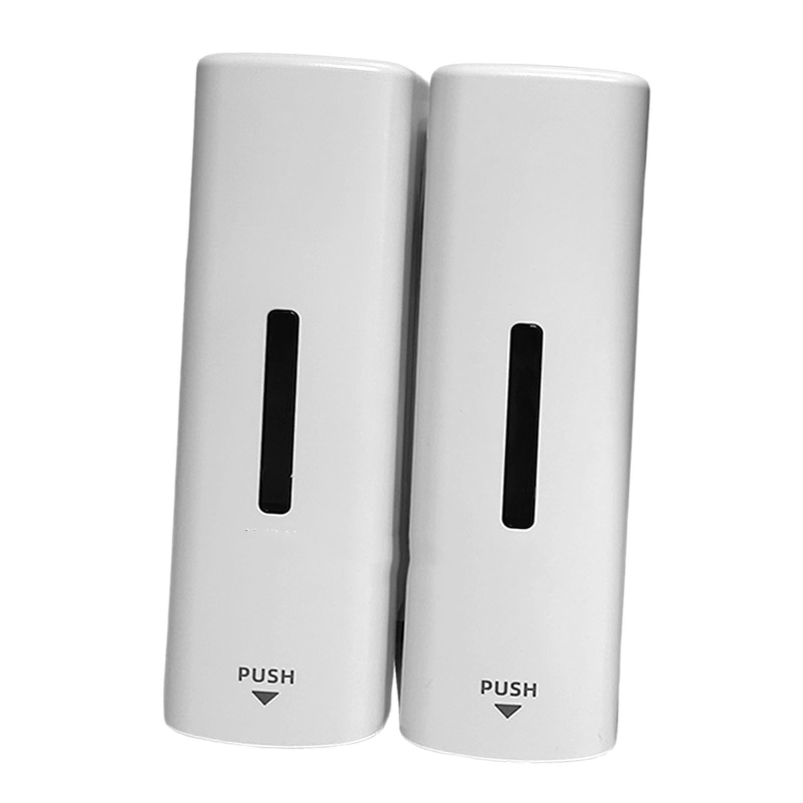 Shower Soap Dispenser 350ml 2 Chamber Leakproof Wall Mount Manual Shampoo and view 4