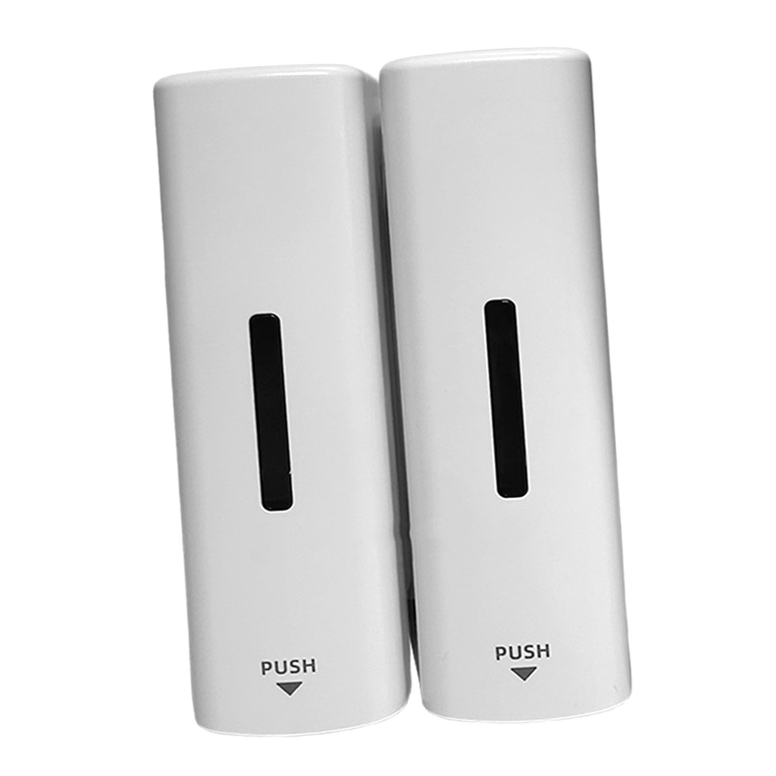 Shower Soap Dispenser 350ml 2 Chamber Leakproof Wall Mount Manual Shampoo and view 5