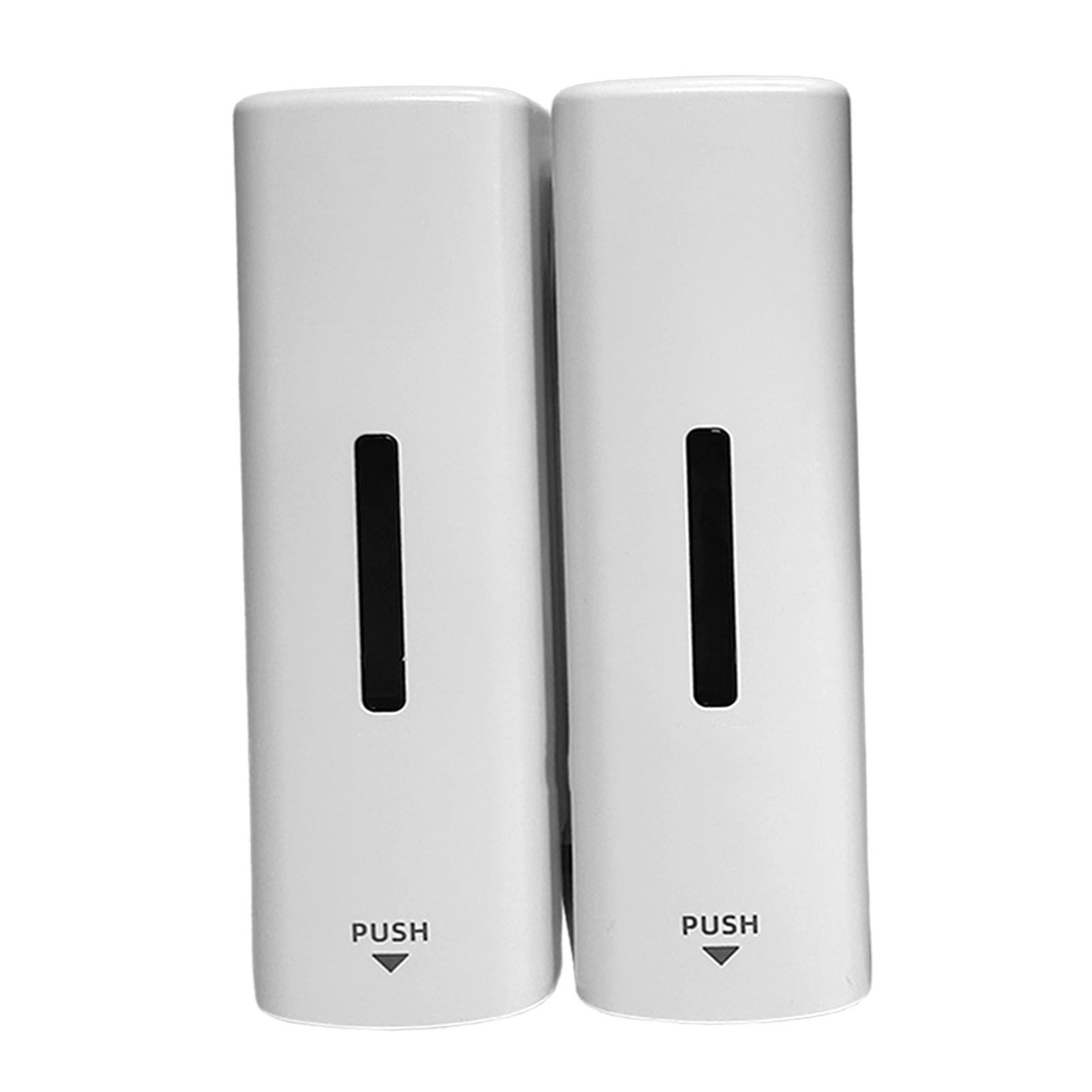 Shower Soap Dispenser 350ml 2 Chamber Leakproof Wall Mount Manual Shampoo and view 9