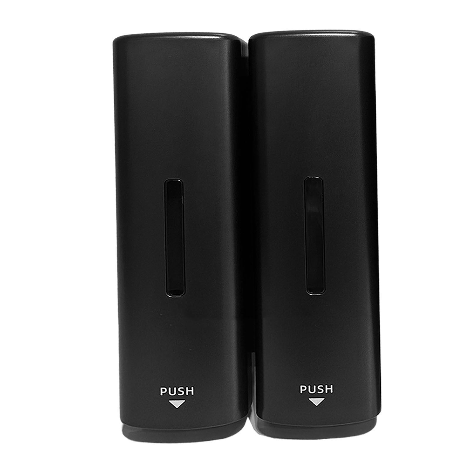 Shower Soap Dispenser 350ml 2 Chamber Leakproof Wall Mount Manual Shampoo and