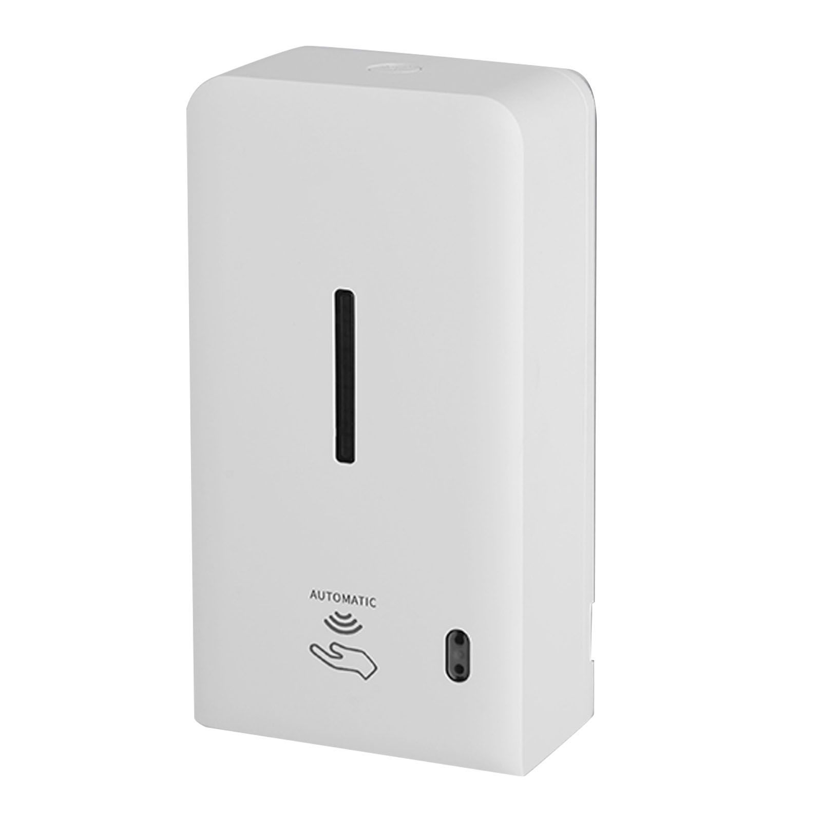 600ml Wall Mounted Soap Dispenser Touchless Adjustable 2 Levels Visible Window