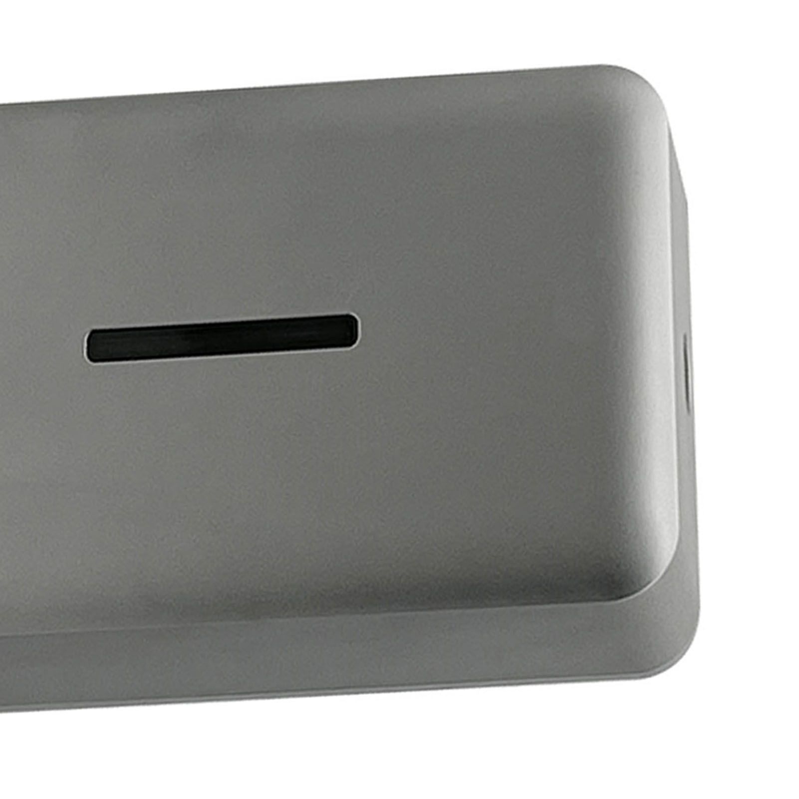 600ml Wall Mounted Soap Dispenser Touchless Adjustable 2 Levels Visible Window view 2