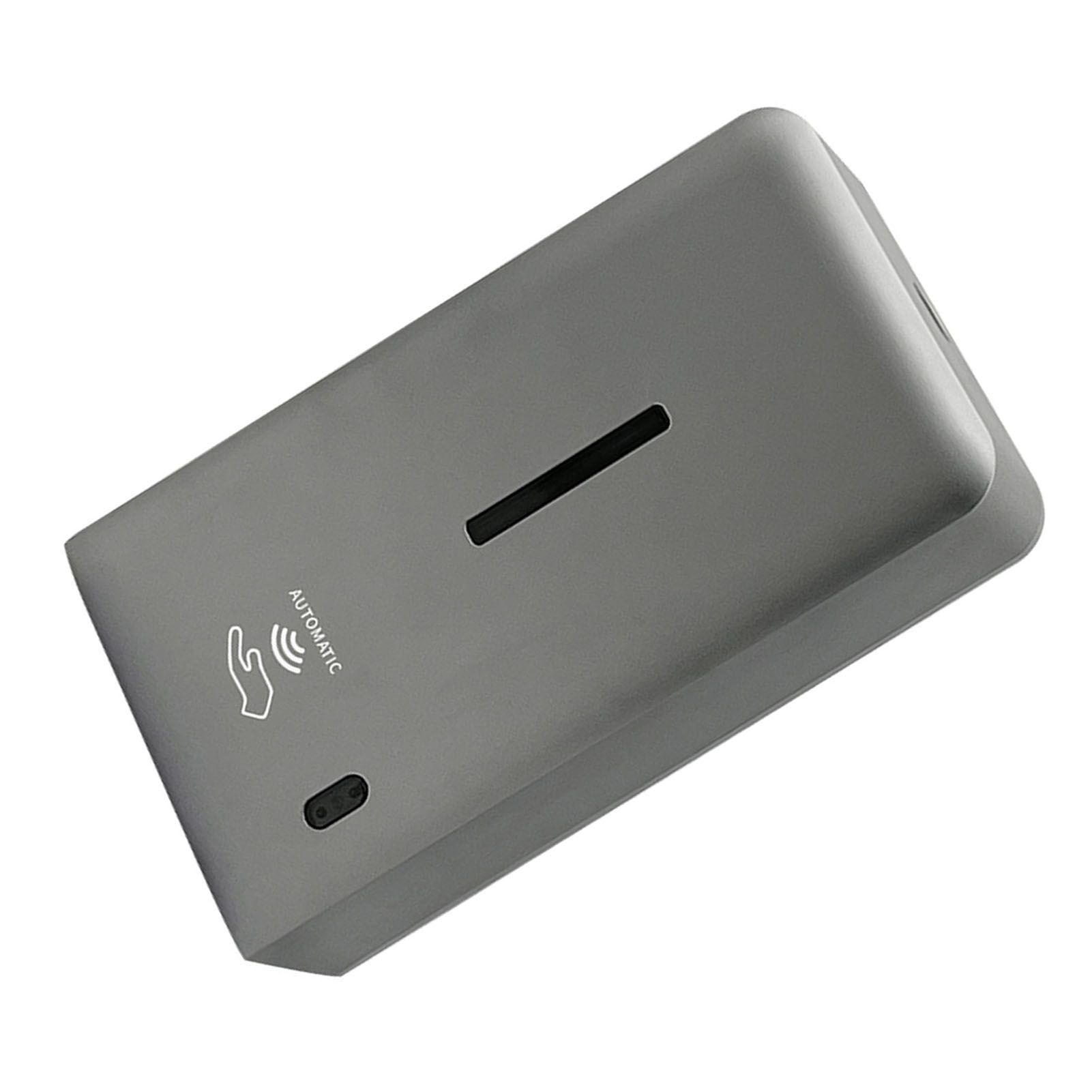 600ml Wall Mounted Soap Dispenser Touchless Adjustable 2 Levels Visible Window view 11