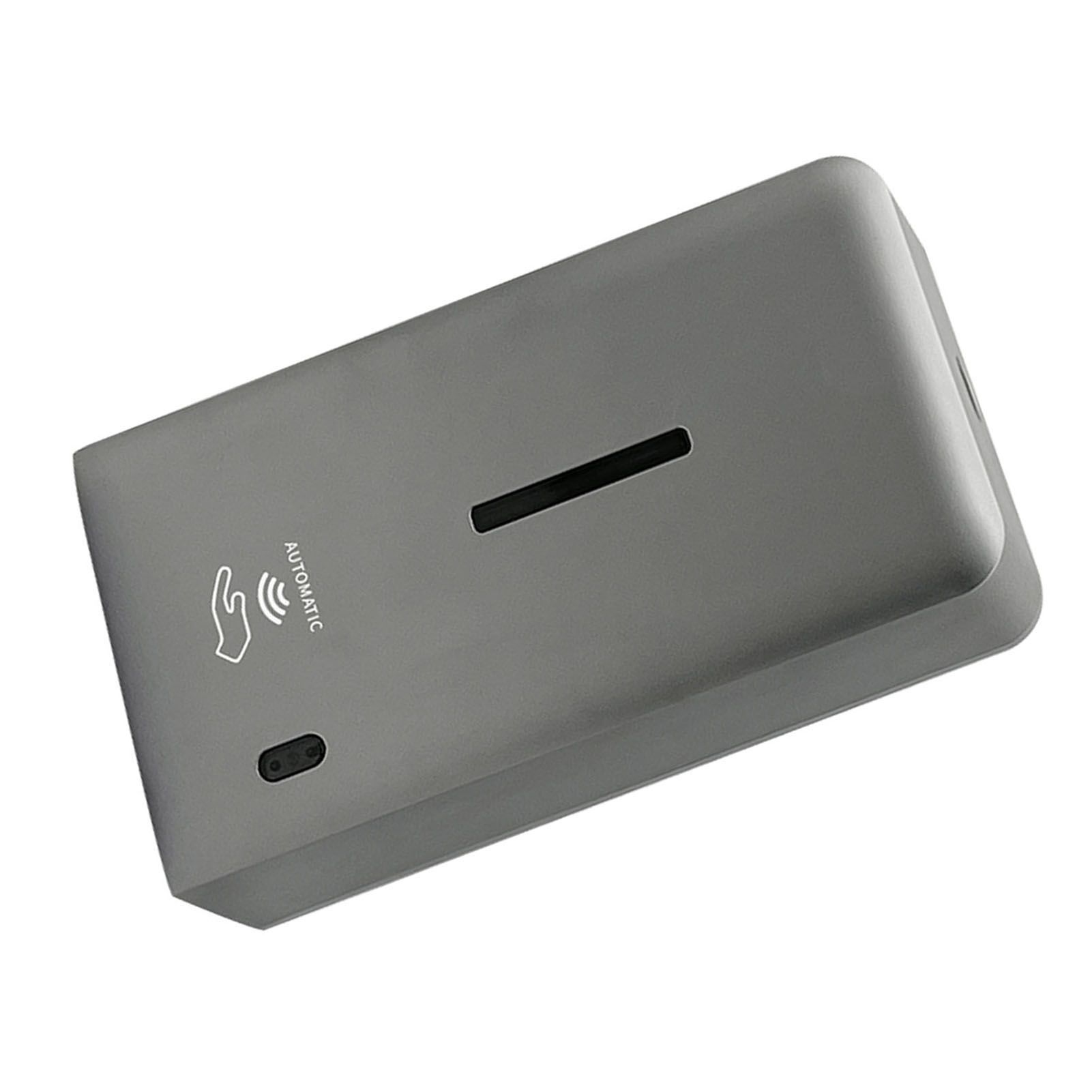 600ml Wall Mounted Soap Dispenser Touchless Adjustable 2 Levels Visible Window view 12