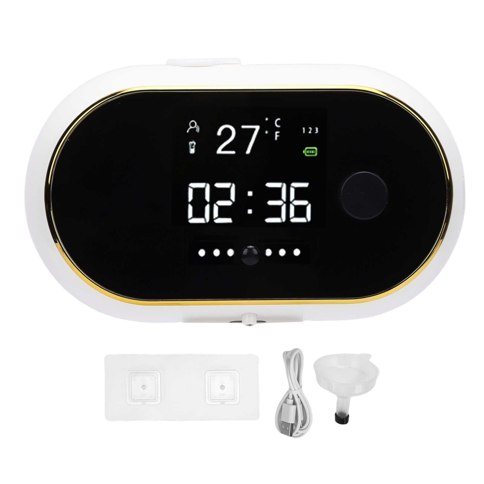 Automatic Foaming Soap Dispenser Wall Mount Digital Display Rechargeable view 3