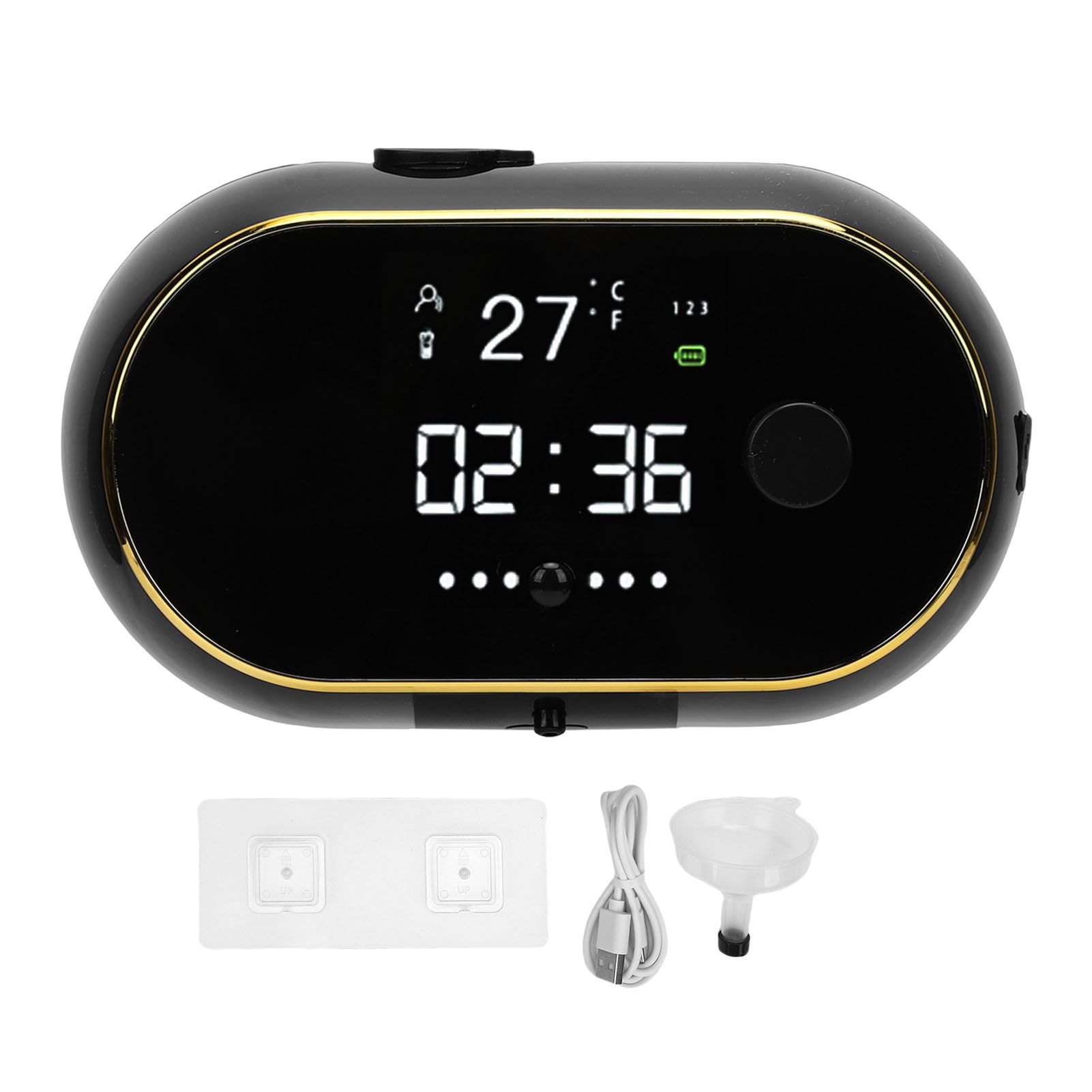 Automatic Foaming Soap Dispenser Wall Mount Digital Display Rechargeable view 3