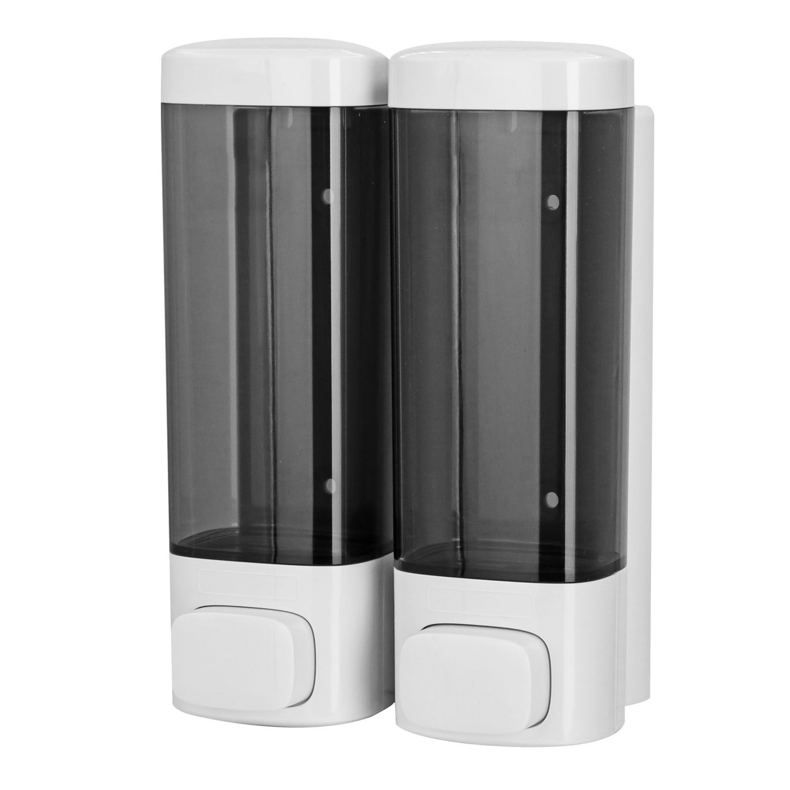 Double Soap Dispenser Drip Proof Wall Mounted Gel Hand Soap Dispenser for — image 1