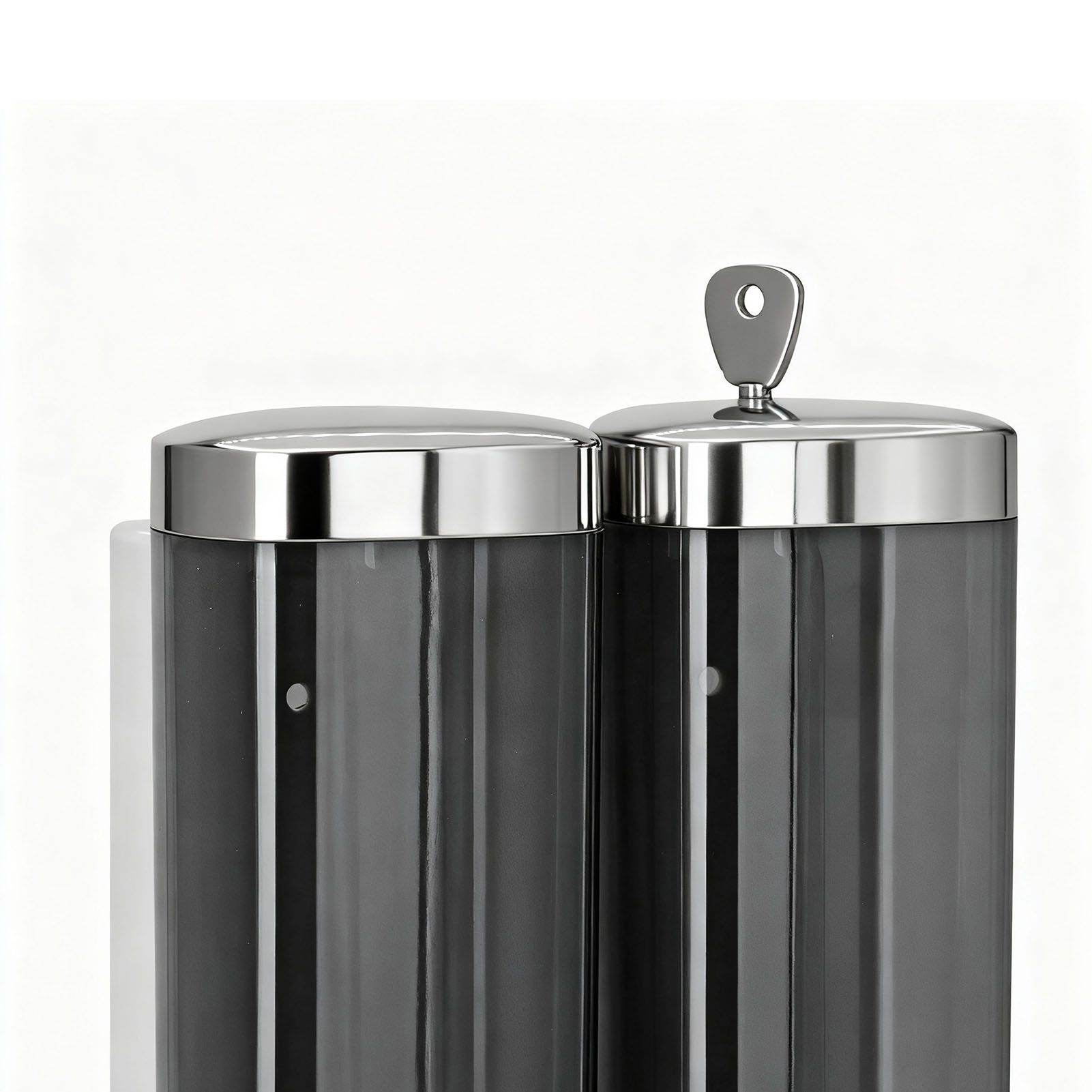 Double Soap Dispenser Drip Proof Wall Mounted Gel Hand Soap Dispenser for view 2