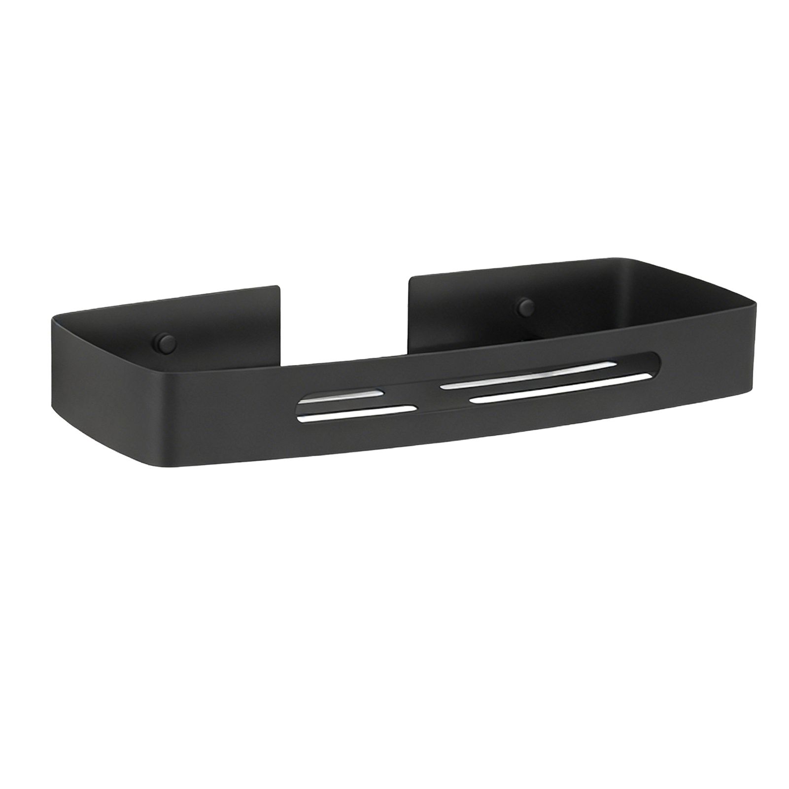 Bathroom Storage Shelf Stainless Steel Wall Mounted Rectangular Drain Rack for view 3