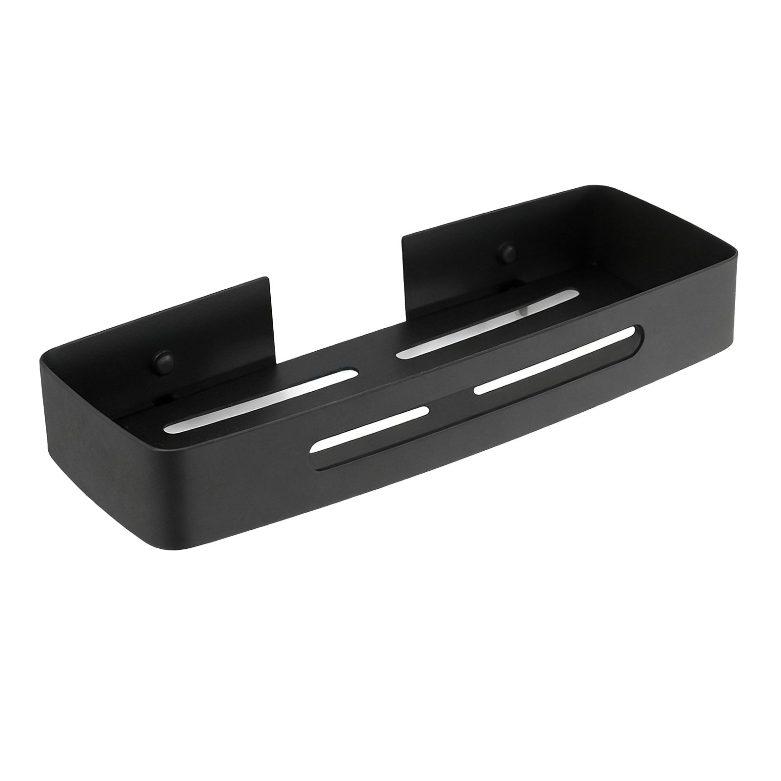 Bathroom Storage Shelf Stainless Steel Wall Mounted Rectangular Drain Rack for view 5