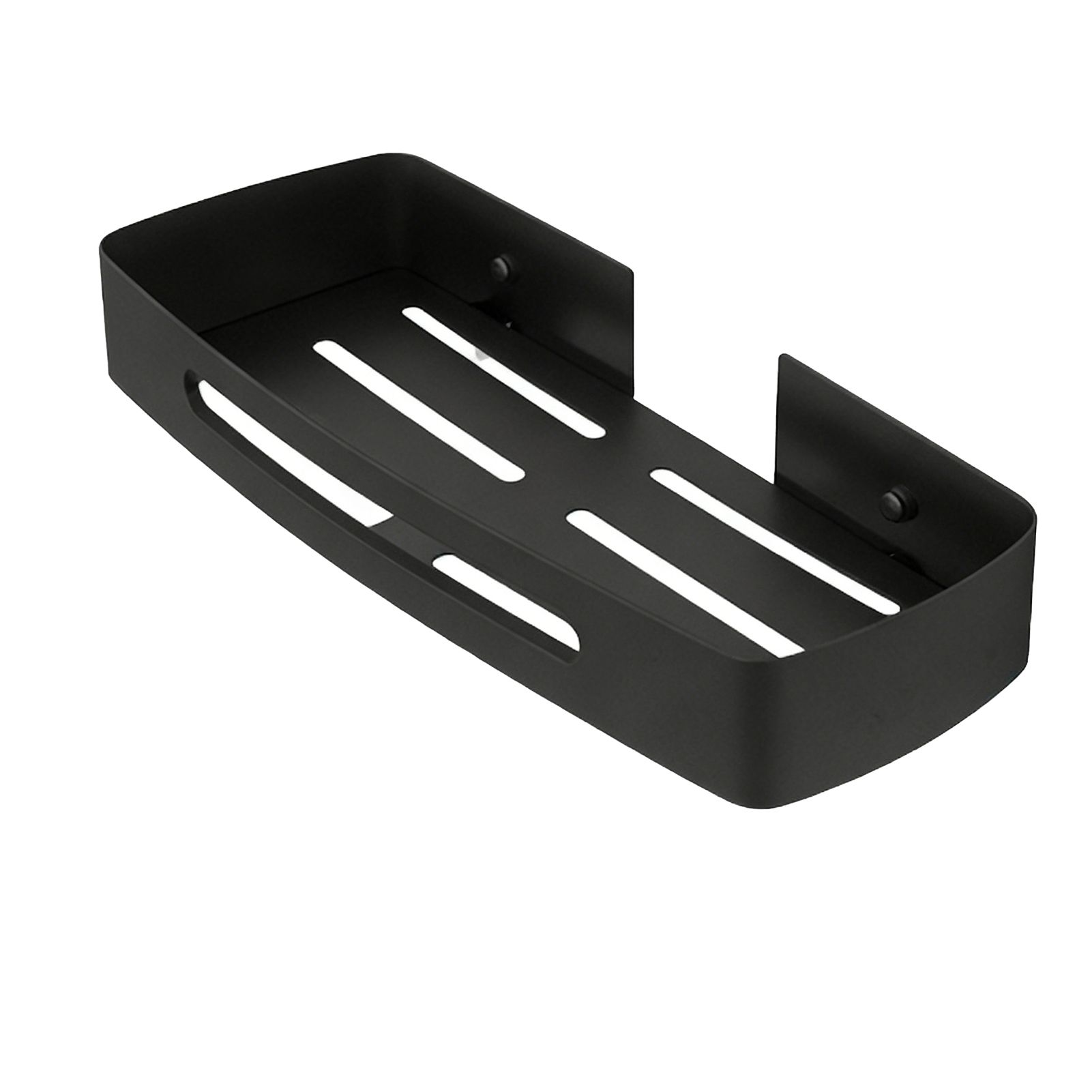Bathroom Storage Shelf Stainless Steel Wall Mounted Rectangular Drain Rack for view 6
