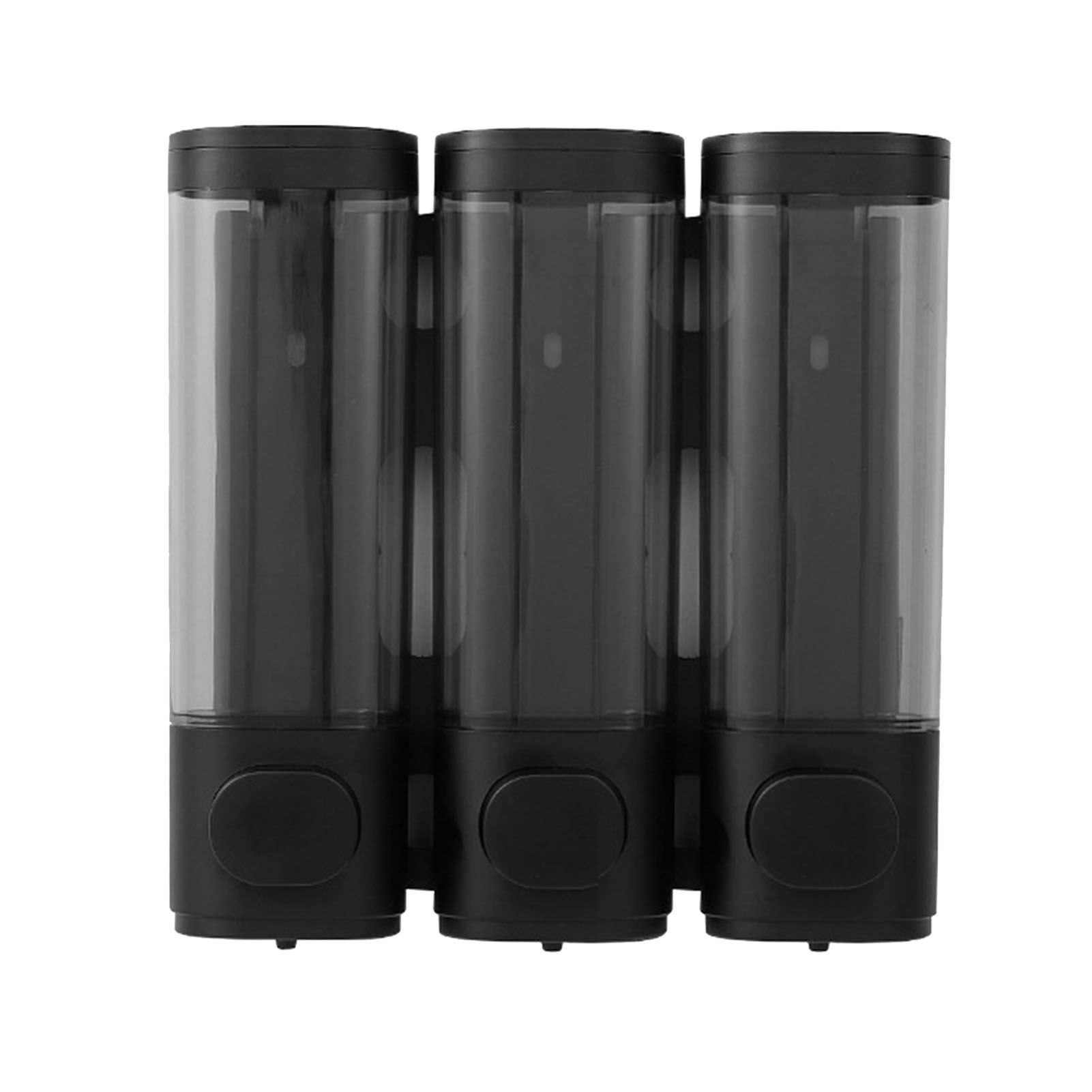 3 Chamber Shower Soap Dispenser 3x300ml Capacity Wall Mounted Shampoo and view 3