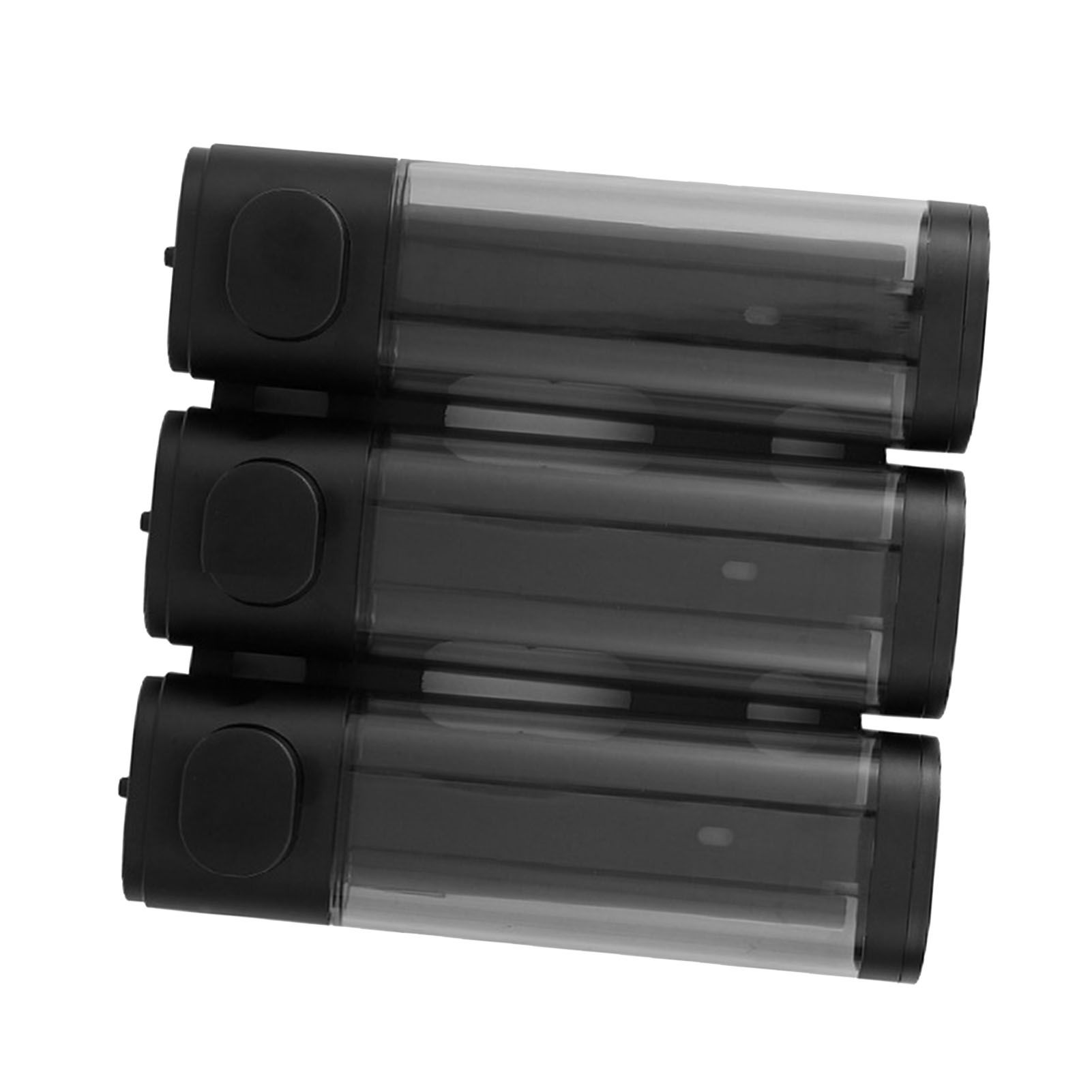 3 Chamber Shower Soap Dispenser 3x300ml Capacity Wall Mounted Shampoo and view 10