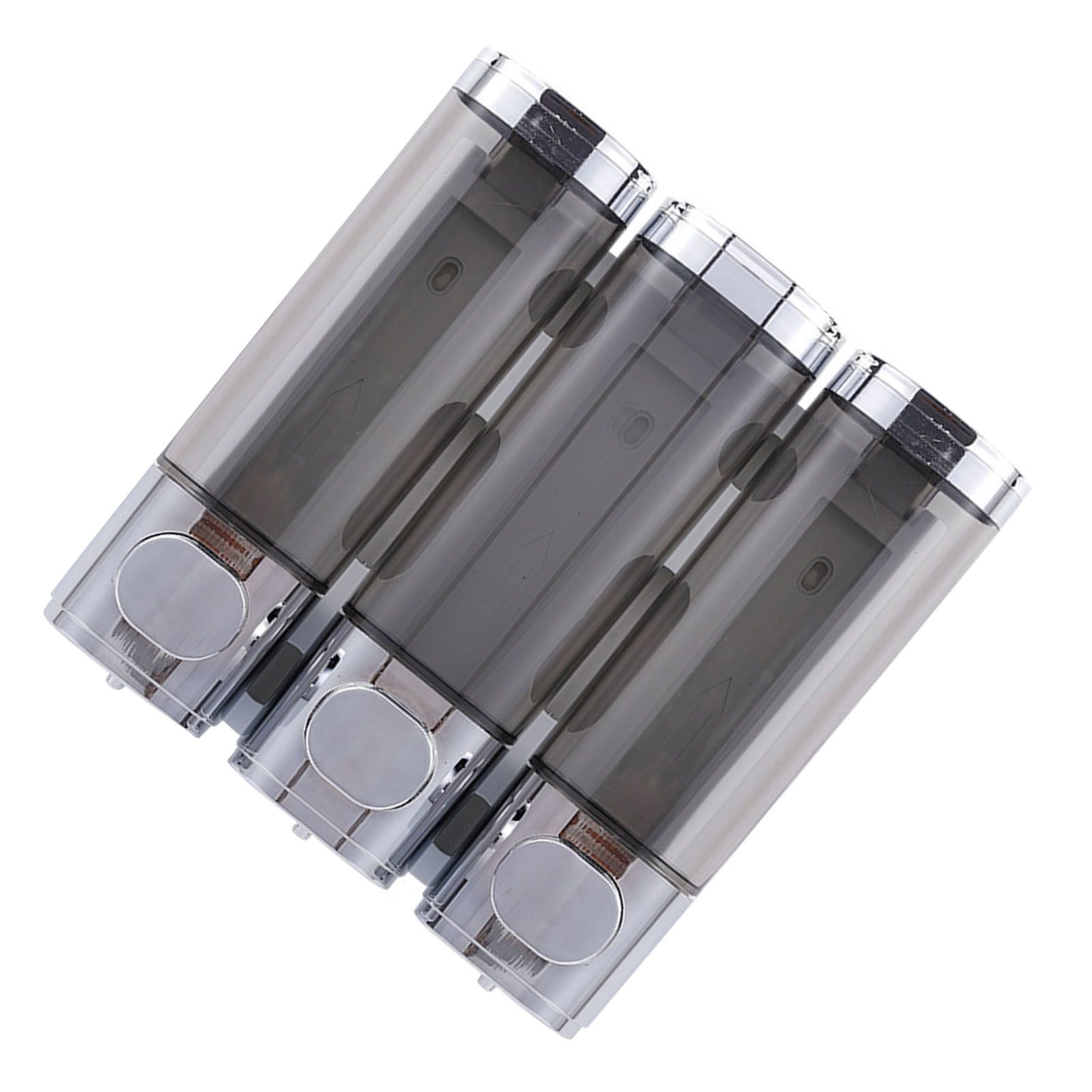 3 Chamber Shower Soap Dispenser 3x300ml Capacity Wall Mounted Shampoo and view 6
